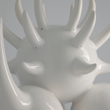 Medium White Horned Vessel (4582718406771)