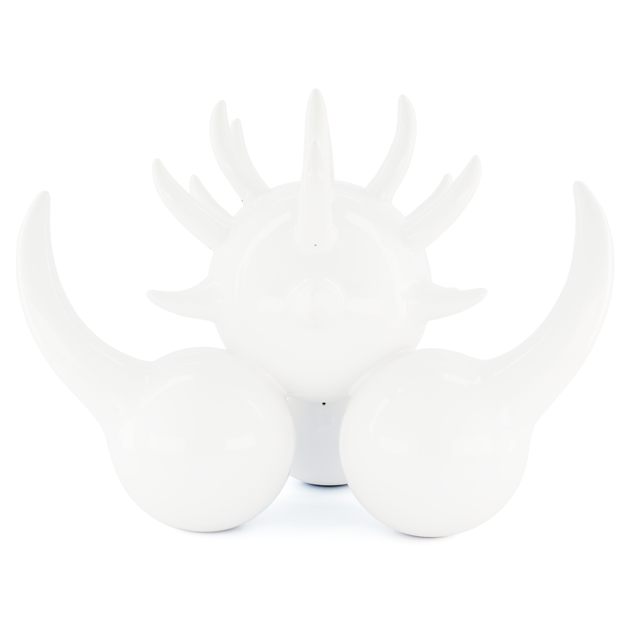 Medium White Horned Vessel (4582718406771)