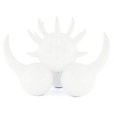 Medium White Horned Vessel (4582718406771)