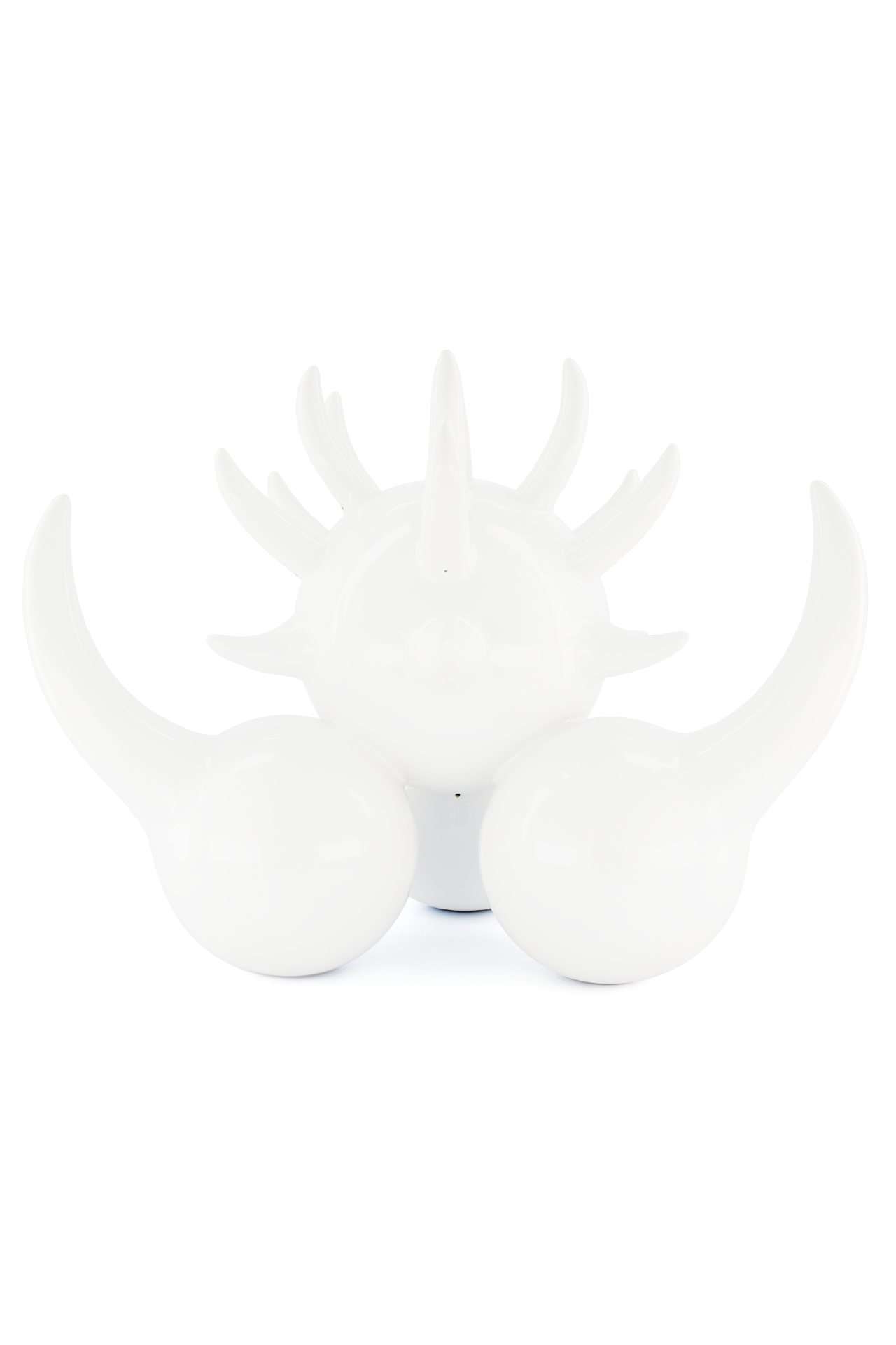 Medium White Horned Vessel (4582718406771)