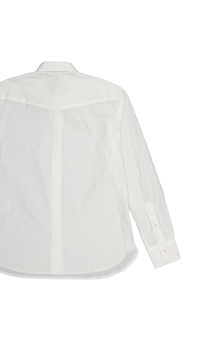 Officine Generale Colombe Shirt White Back Flat Lay Image (6987584569459)