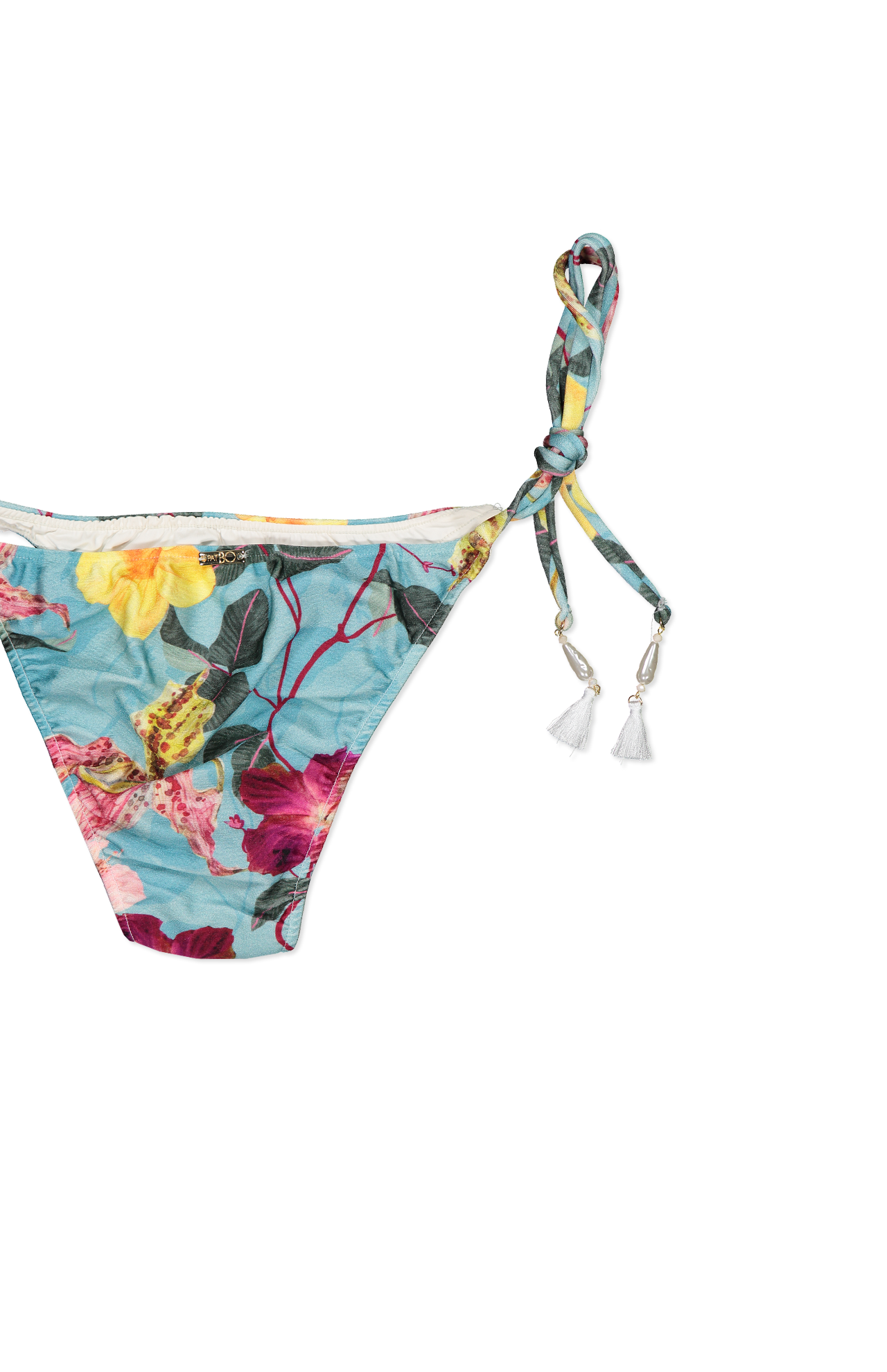 Hibiscus String Bikini Bottom (6852466507891)