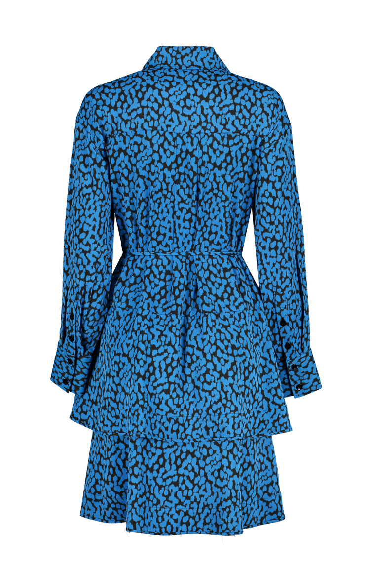 Printed Leopard Shirt Dress (7065105629299)