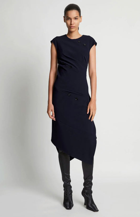 Crepe Spiral Dress (6992734912627)