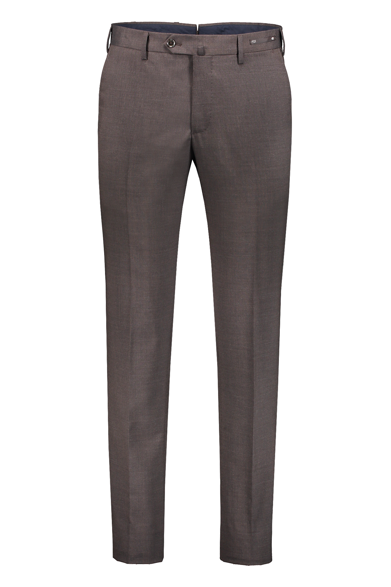 PT Wool Trouser Brown Front Mannequin Image (600643469323)