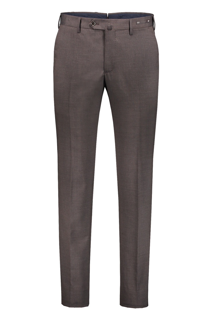 PT Wool Trouser Brown Front Mannequin Image (600643469323)