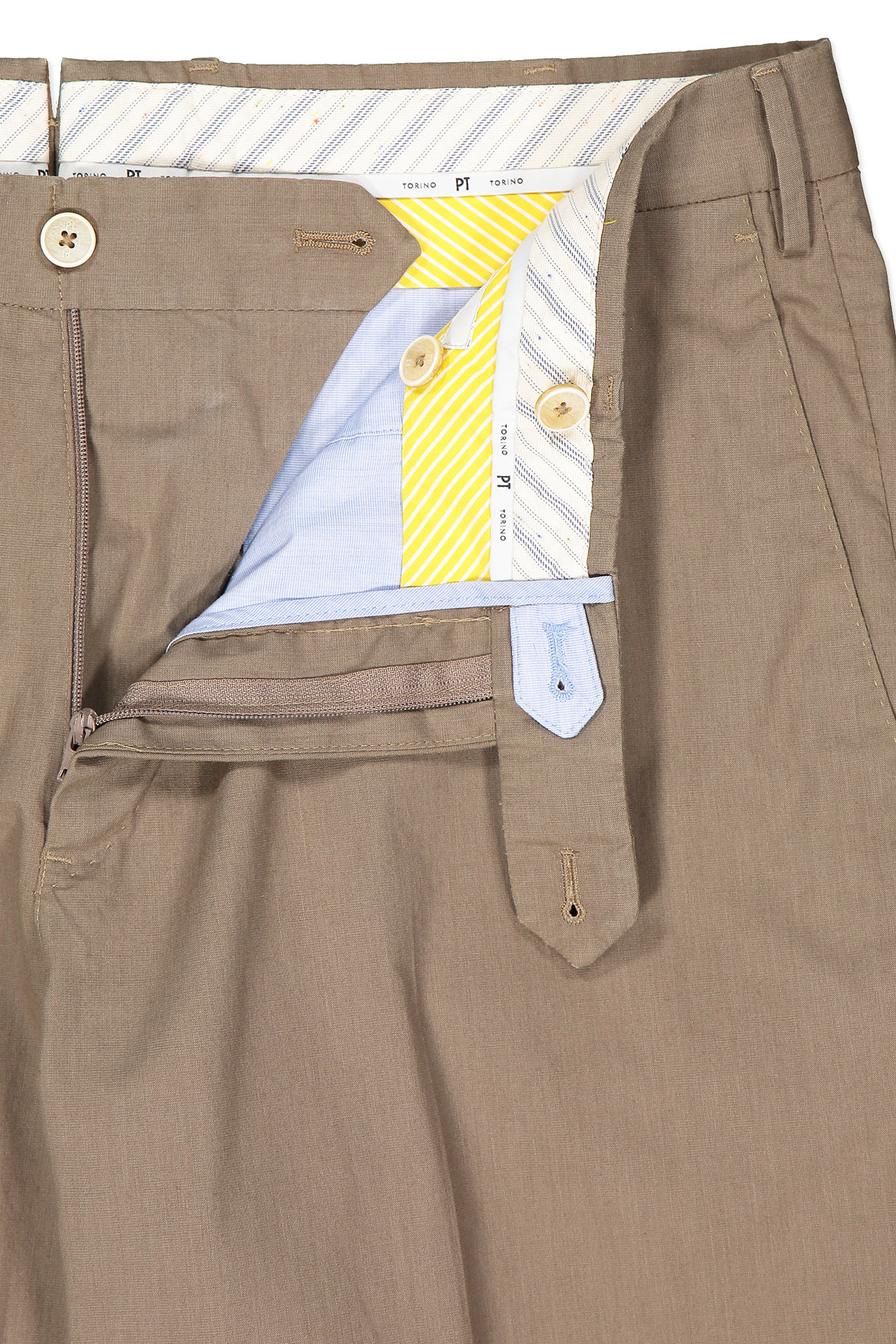 Slim Flat Front Trouser Light Brown (4437106589811)
