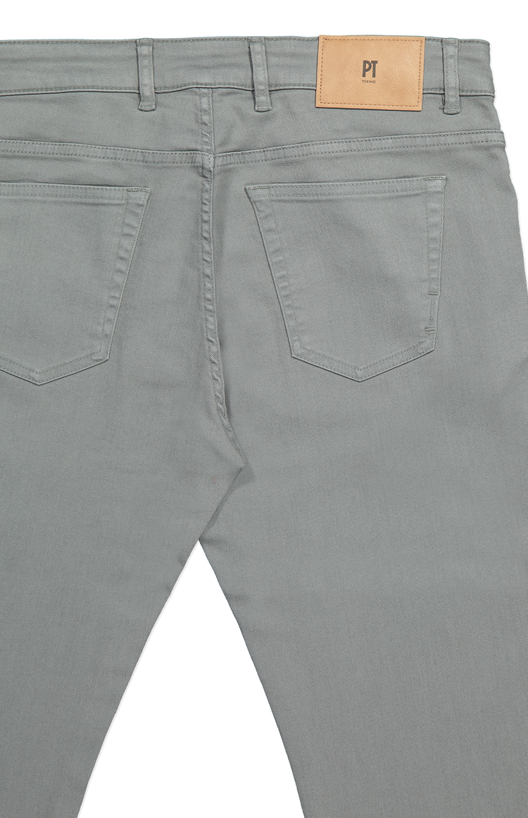 PT Torino Authentic Soft Touch Colored Denim Back Detail Image (7026280005747)