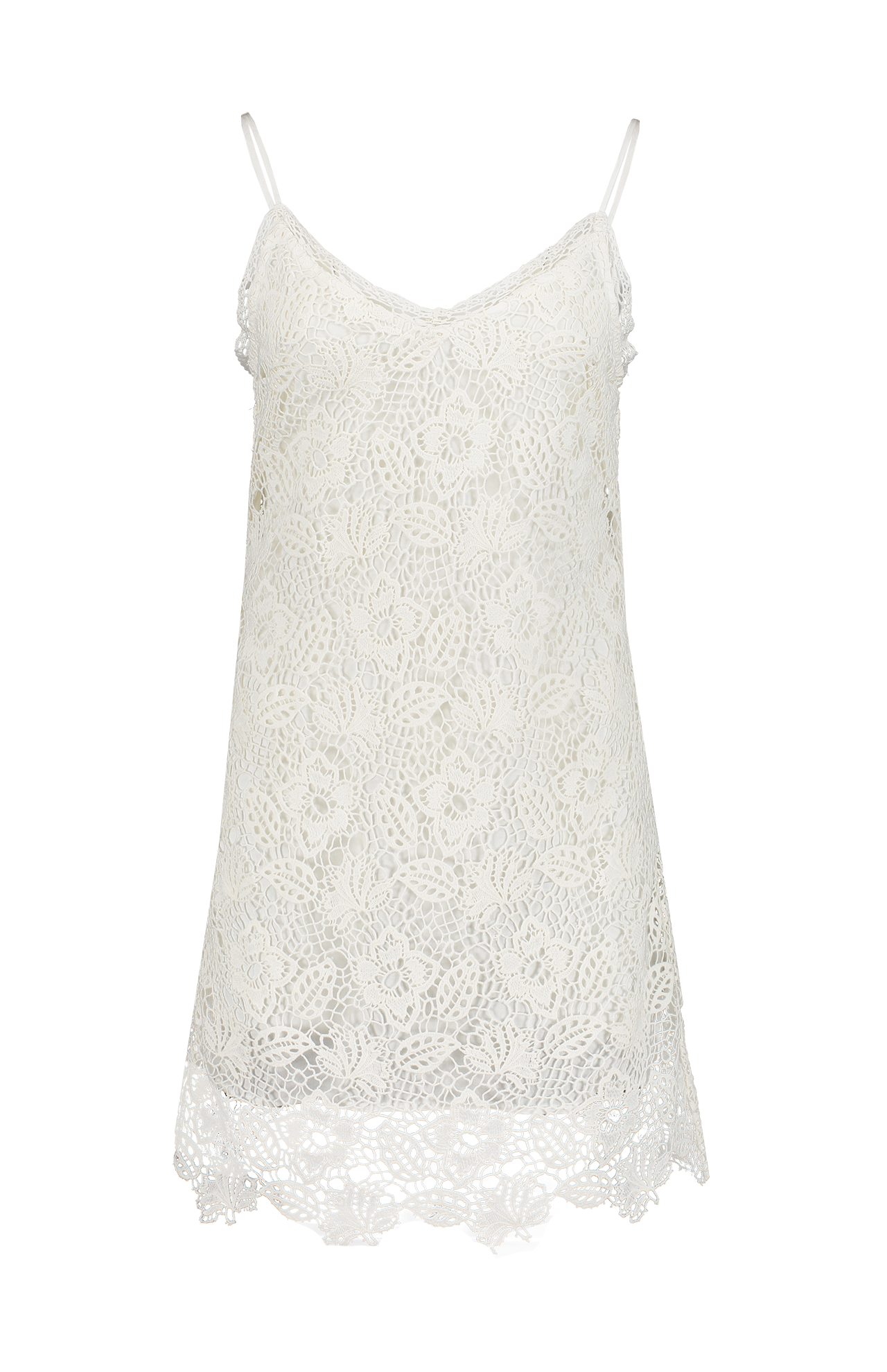 Aleah Crochet Mini Dress (6827247796339)