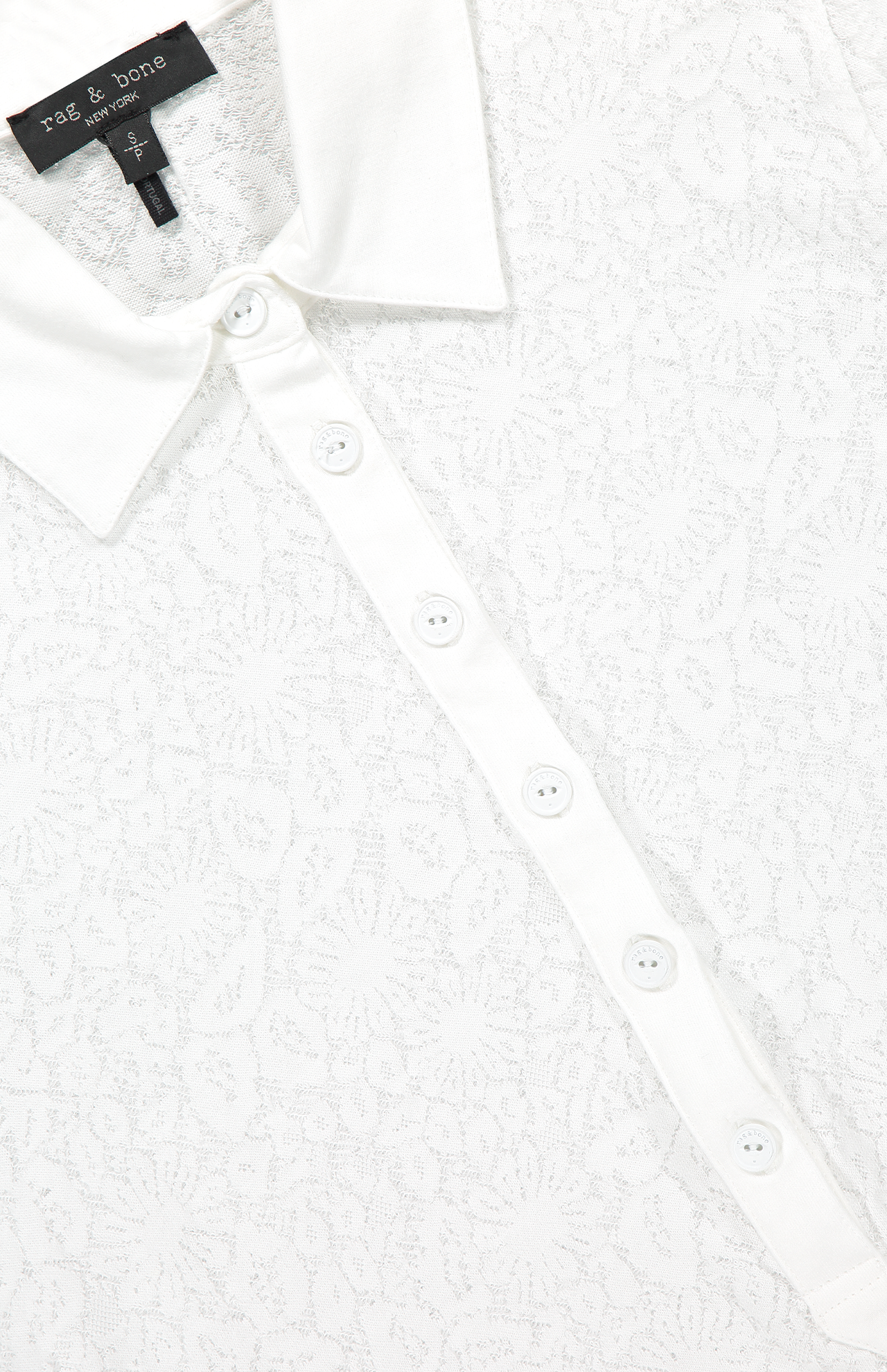 Gemma Jacquard Long Sleeve Polo (6985339928691)