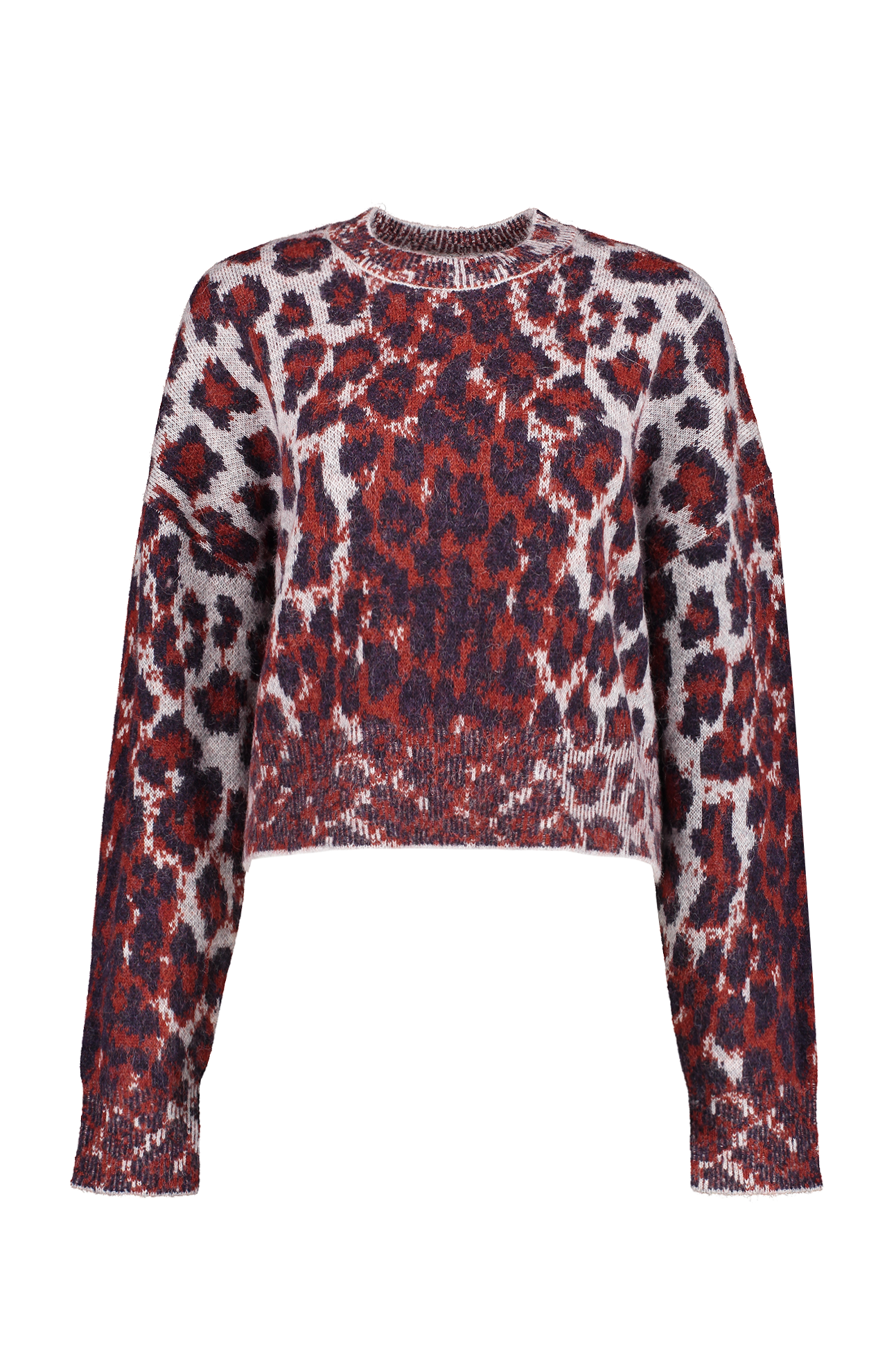 Rag And Bone Sarah Leopard Crew Front Mannequin Image (6985112322163)