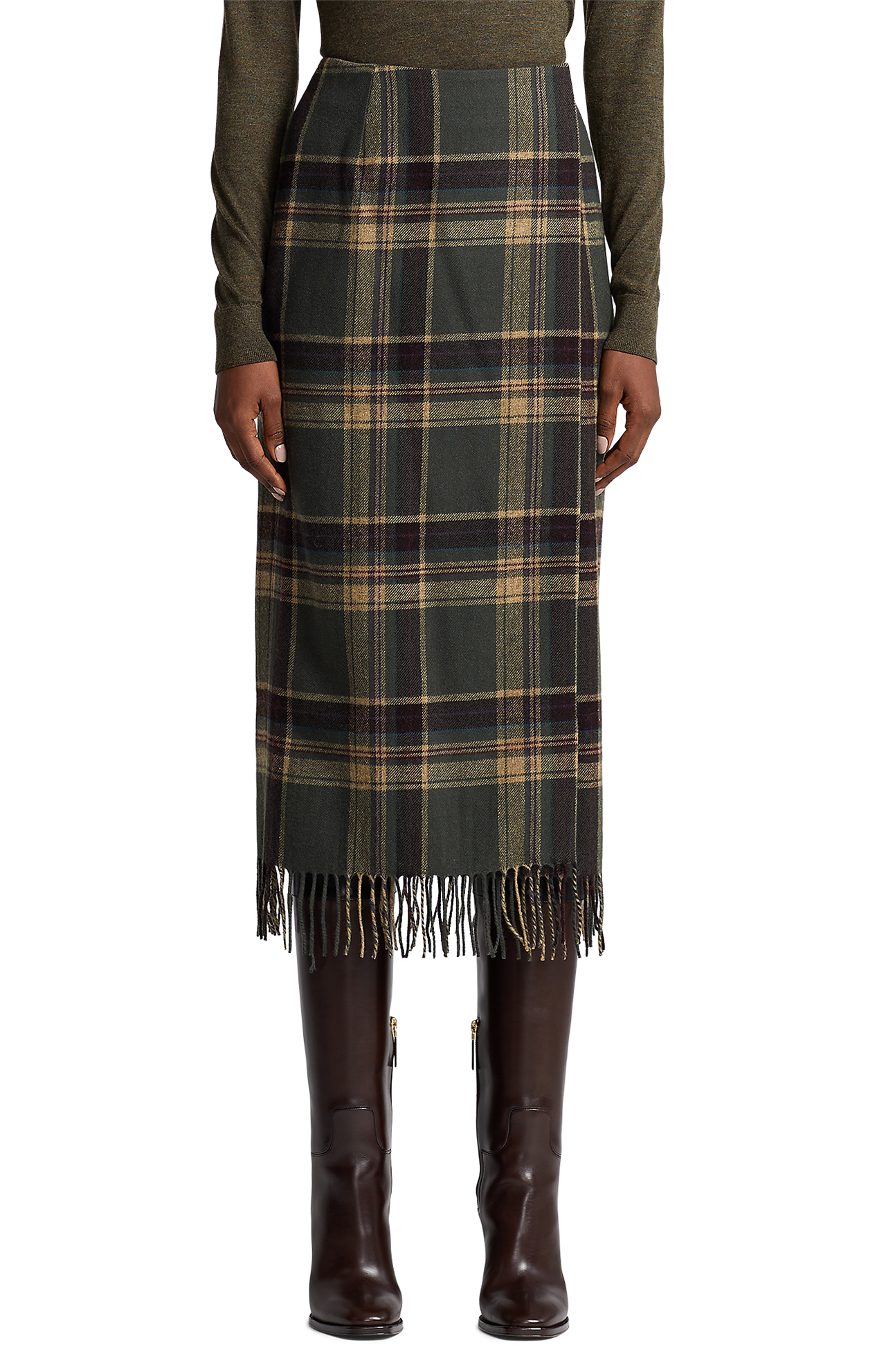 Aden Plaid Skirt (6951512408179)