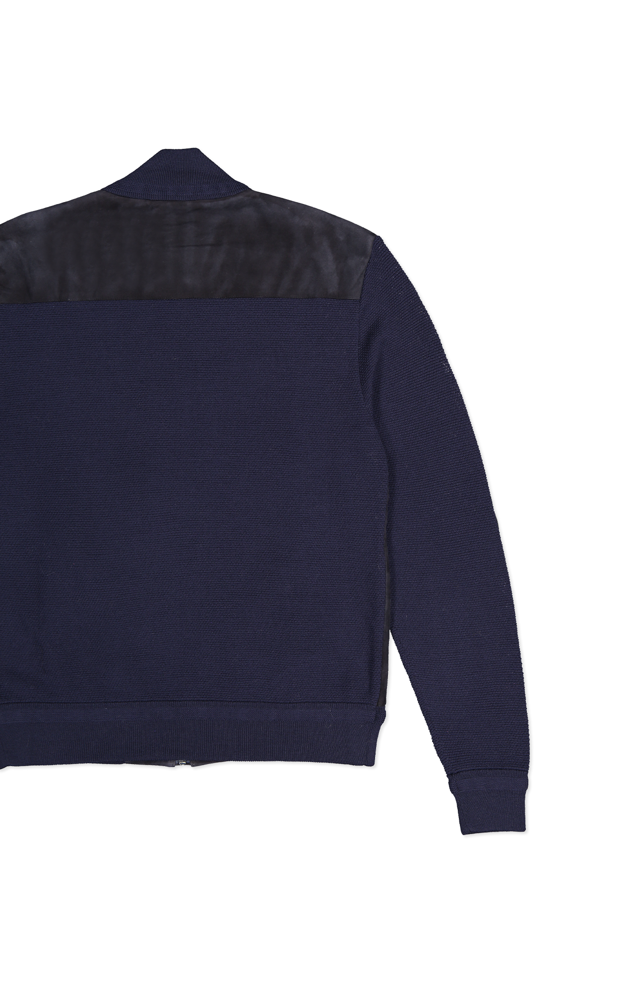 Ralph Lauren Cashmere Side Suede Navy Back Flay Lay Image (7041232568435)