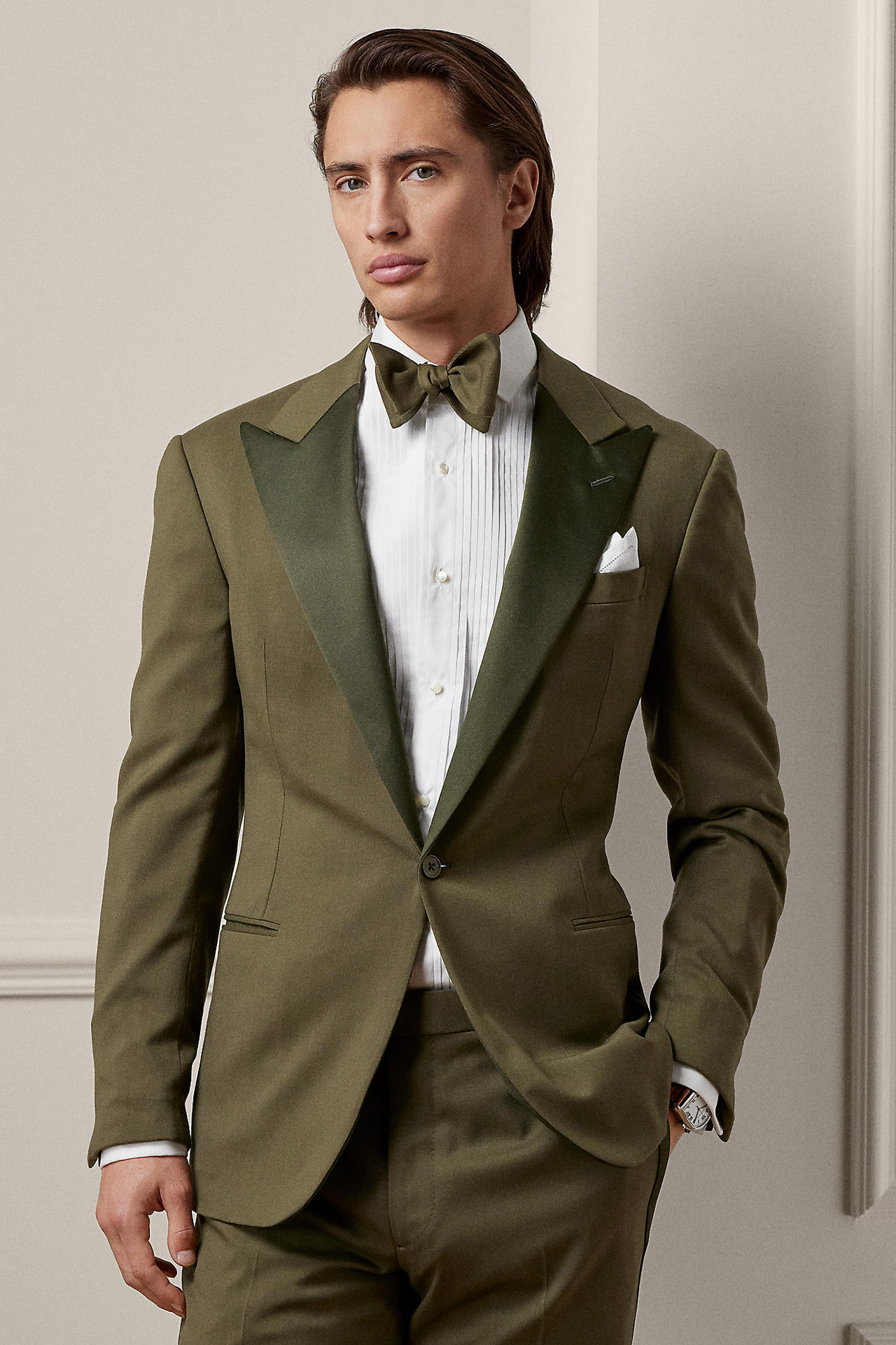 Wool Gabardine Tuxedo (7115365908595)