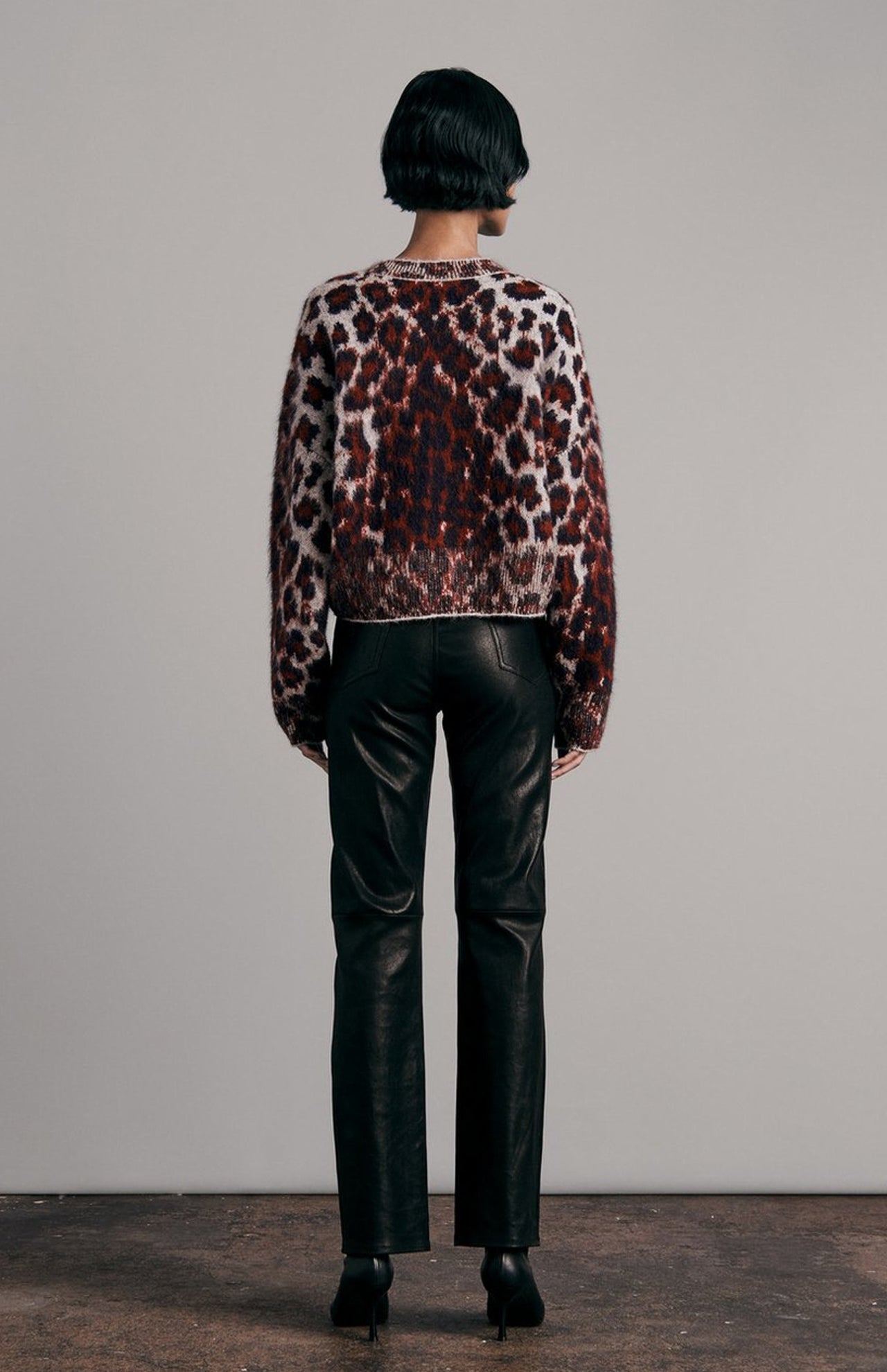 Rag And Bone Sarah Leopard Crew Back Model Image (6985112322163)