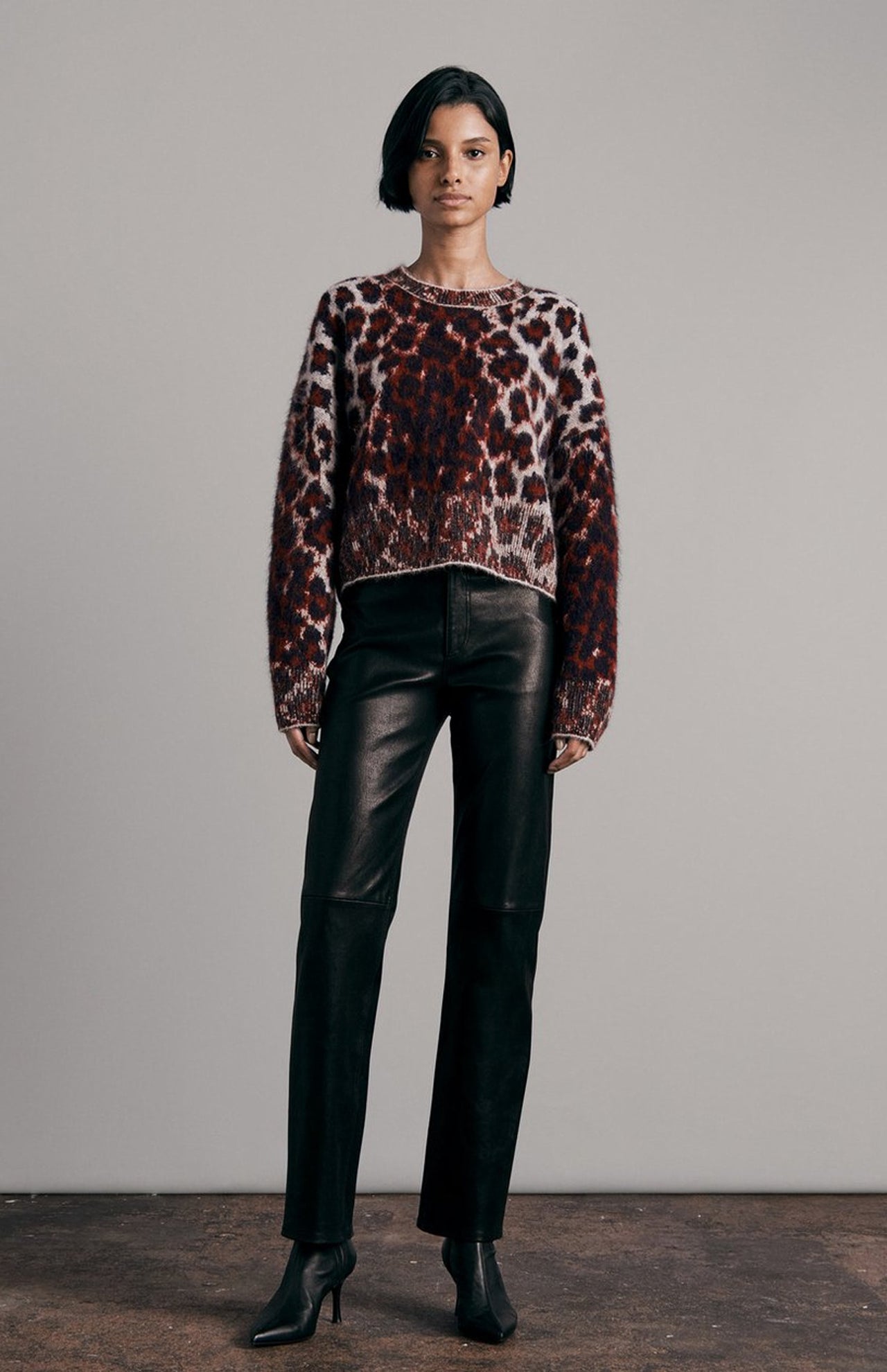 Rag and bone clearance leopard crew
