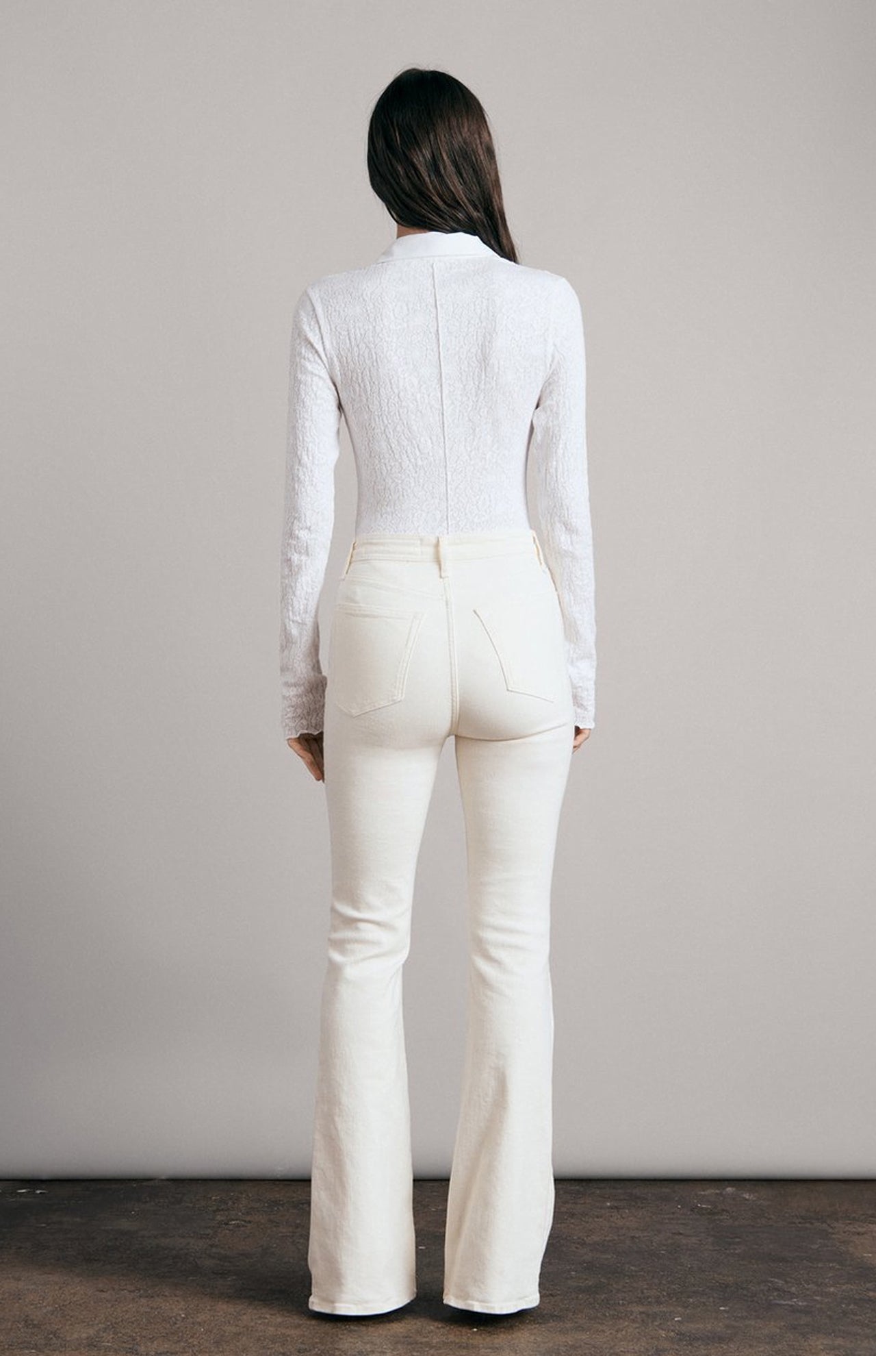 Gemma Jacquard Long Sleeve Polo (6985339928691)