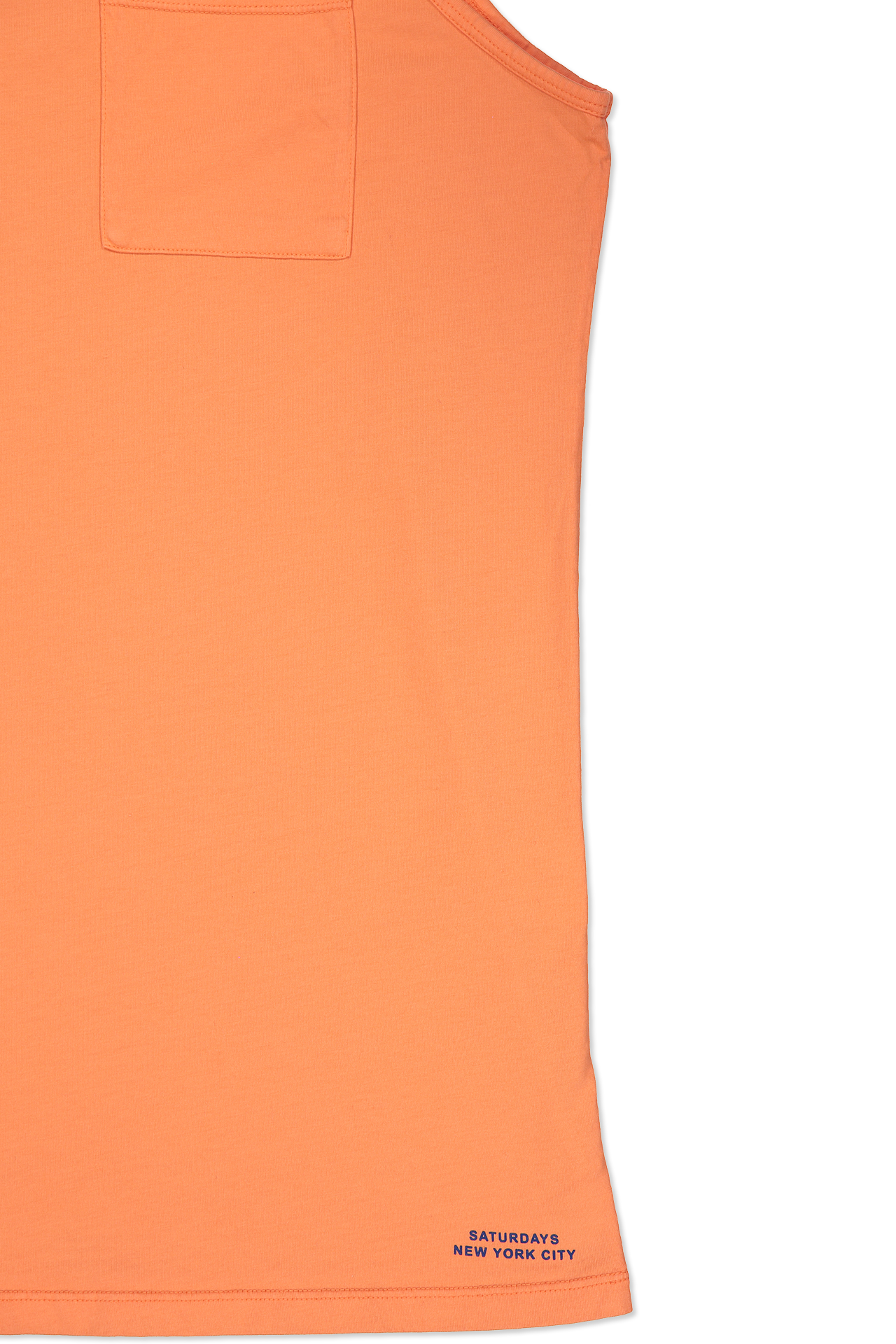 Hem Detail Image Of Saturdays Rosen Pima Tank (1962000810099)