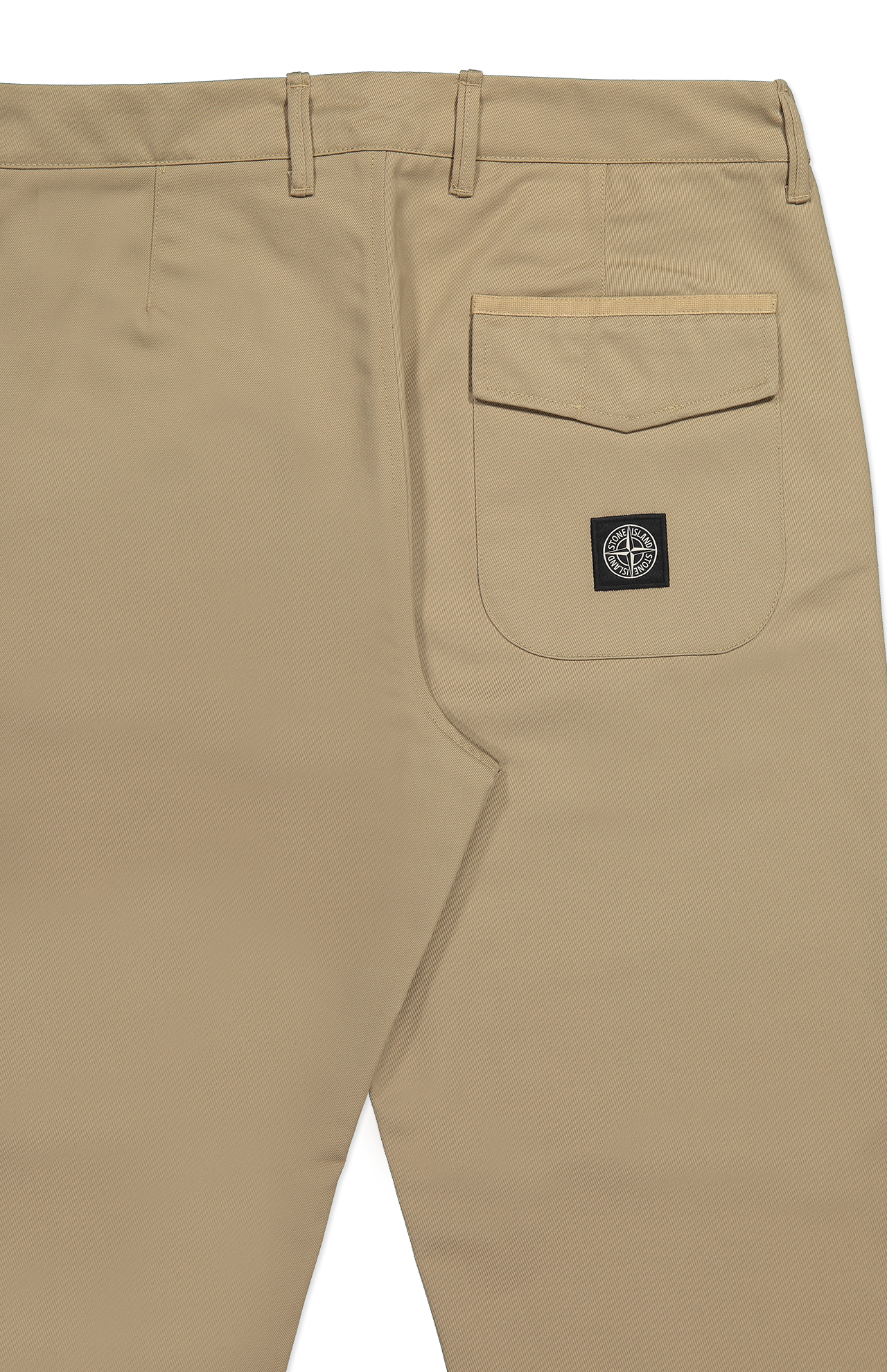 Stone Island Pants Dove Grey Back Detail Image (7054245298291)