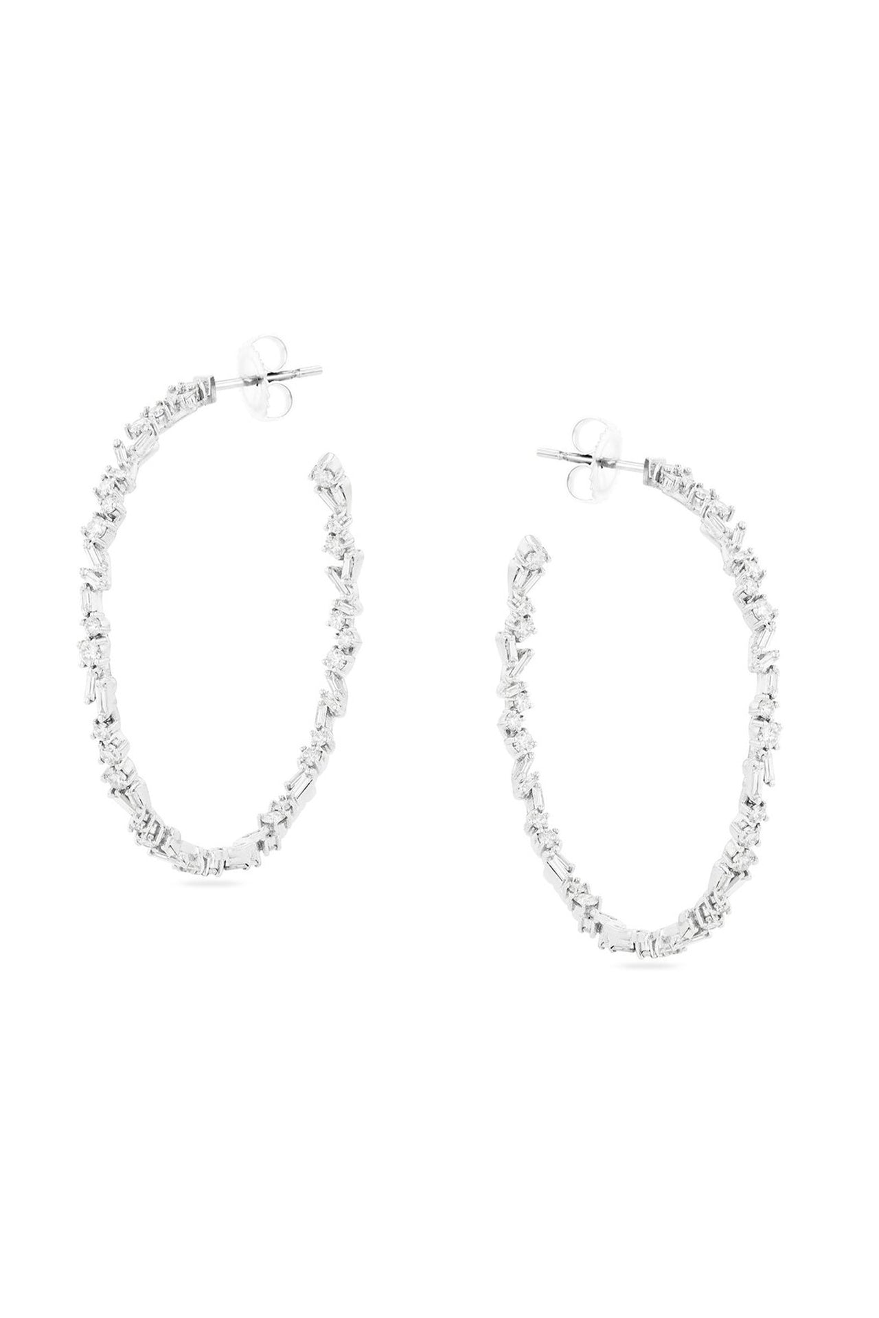Fireworks Mix Hoop Earrings (6622395629683)
