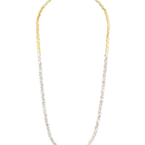 Mini Baguette Diamond Tennis Necklace (6976290685043)