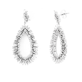 White Diamond Baguette Earrings (6640879632499)