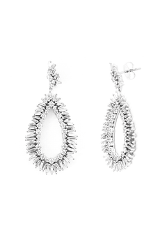 SUZANNE KALANWhite Diamond Baguette EarringsA.K. Rikk's