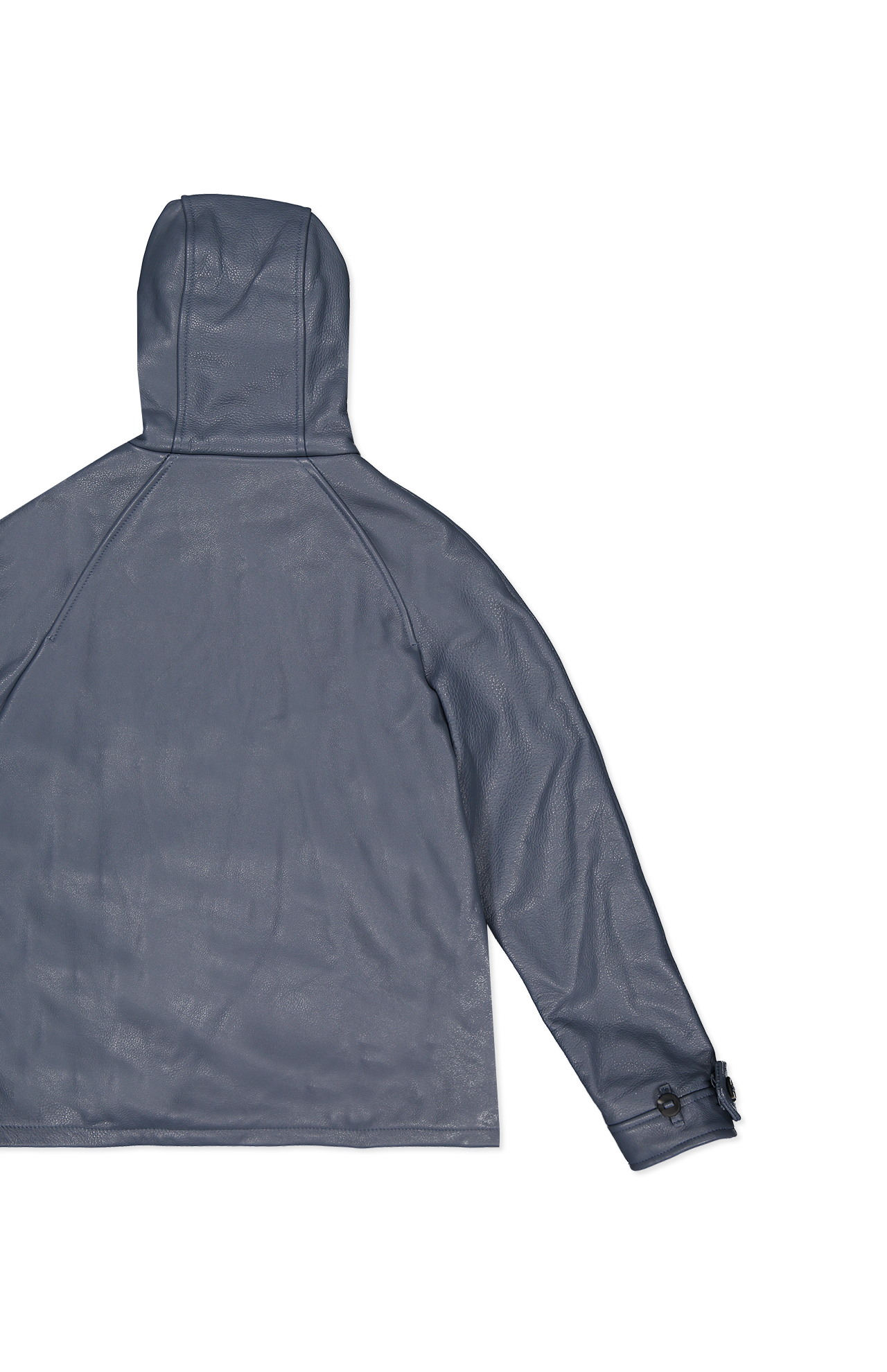 Leather Baja Zip Up Hoodie (6943861309555)