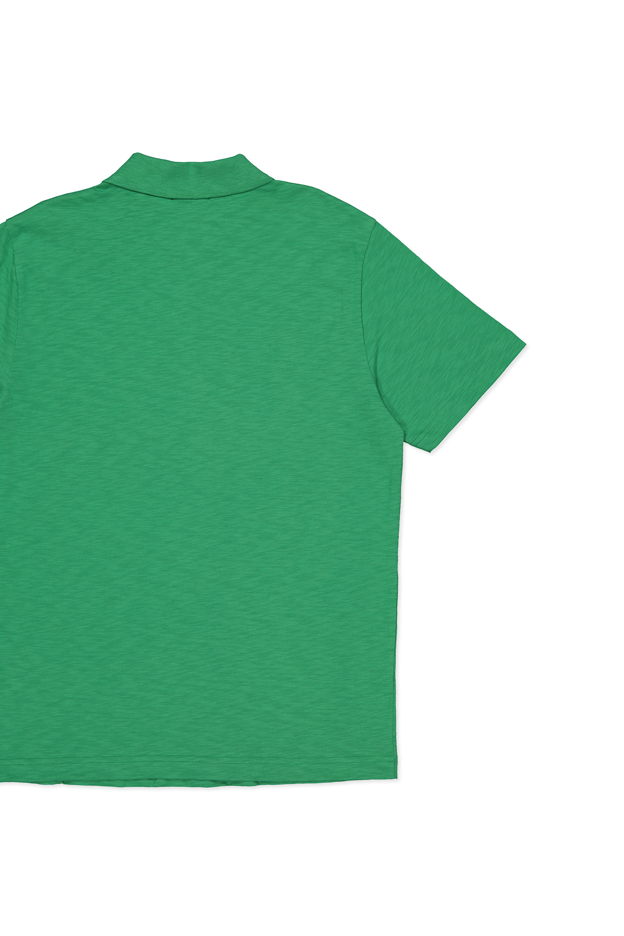 Bron Polo Shirt in Cosmos Slub Cotton (7109028282483)