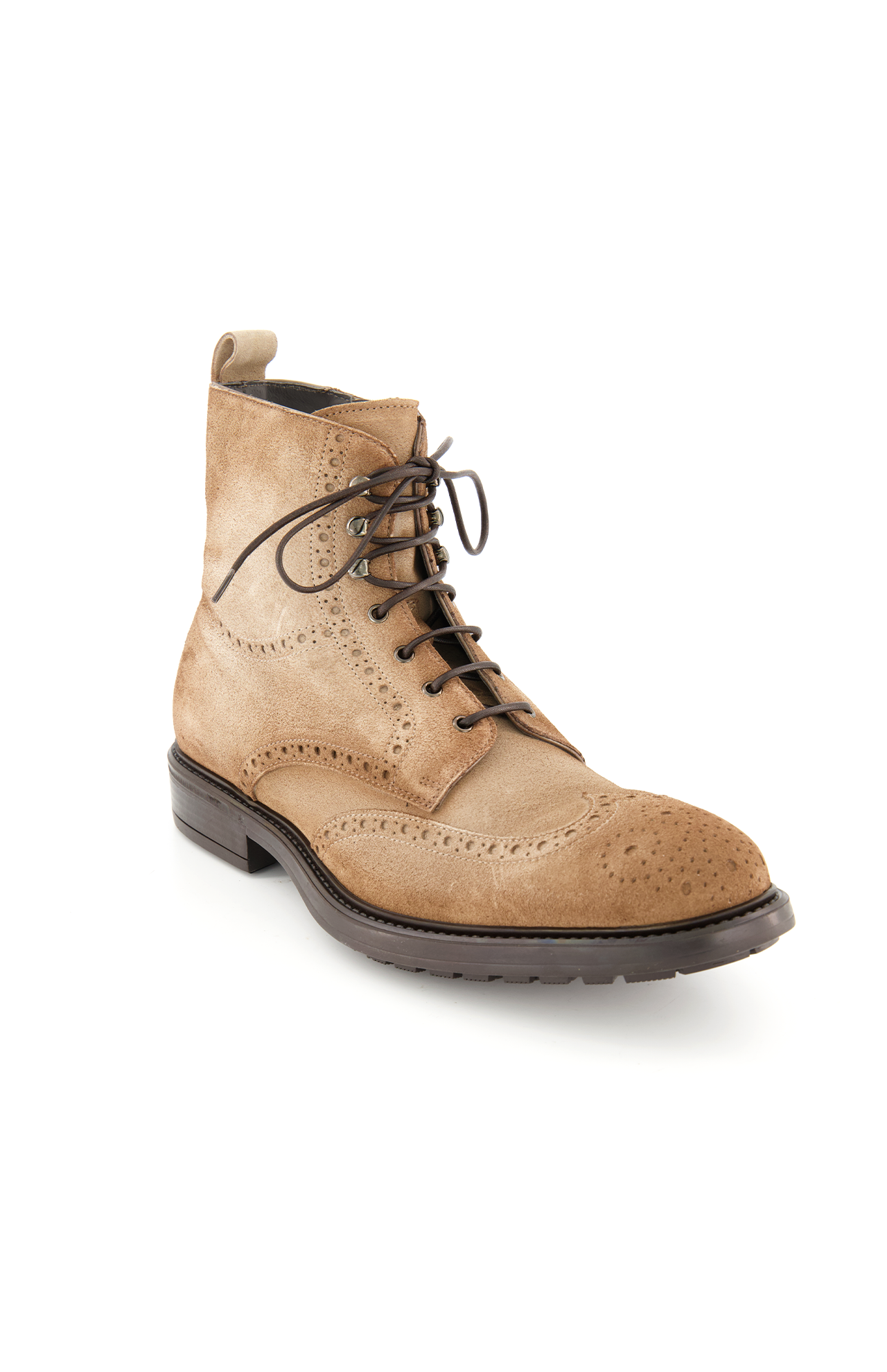 Weller Wing Tip Suede Boot (6899626672243)