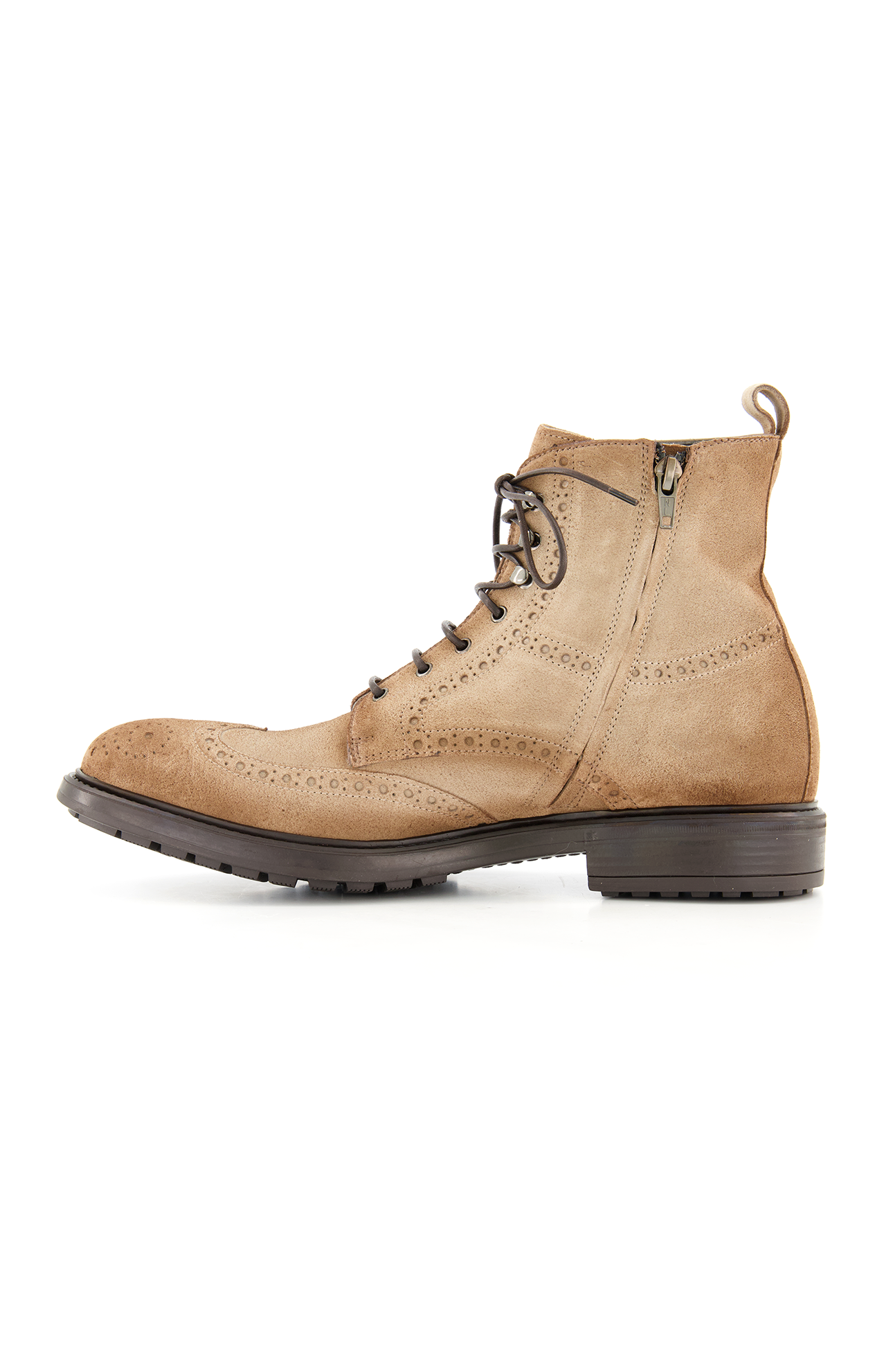 Weller Wing Tip Suede Boot (6899626672243)