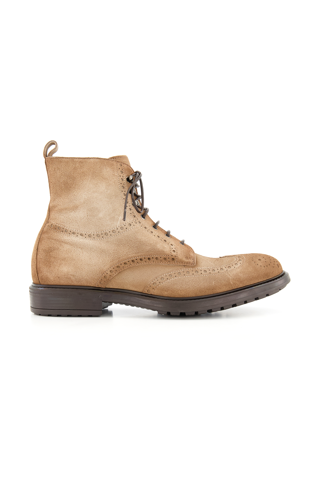 Weller Wing Tip Suede Boot (6899626672243)