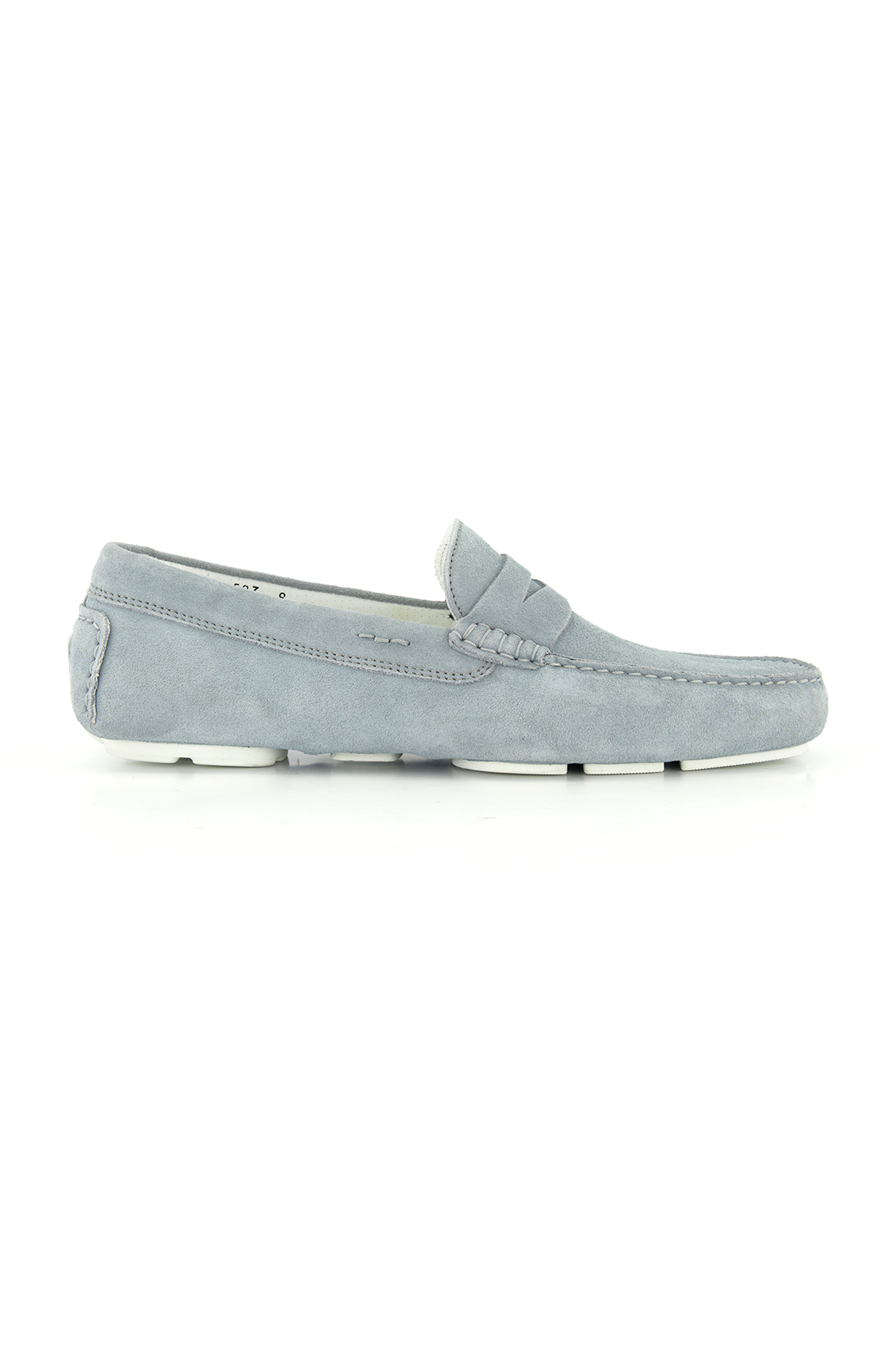 White Sole Suede Driver (7108313481331)