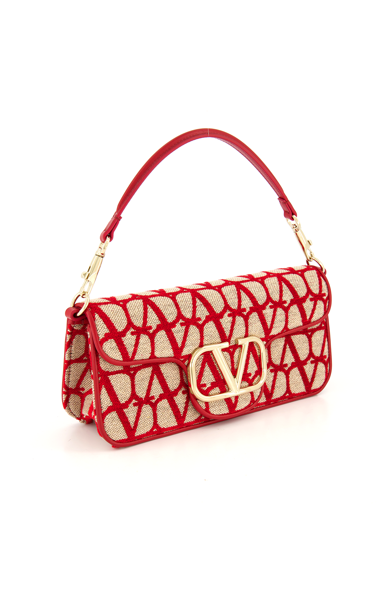 Loco Small Shoulder Bag In Red