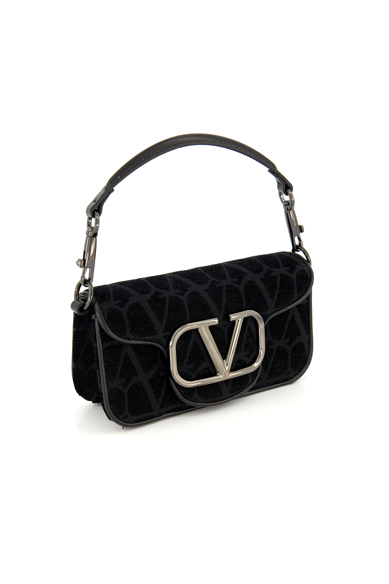 Valentino Vlogo Toile Iconographe Pouch Clutch Bag