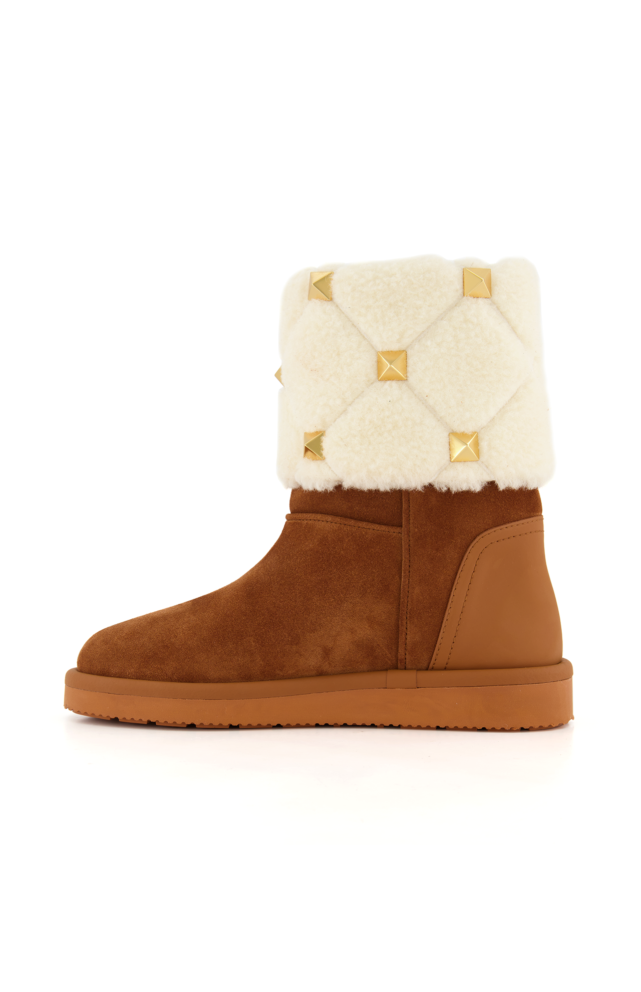 Roman Stud Quilted Winter Bootie (6955457511539)