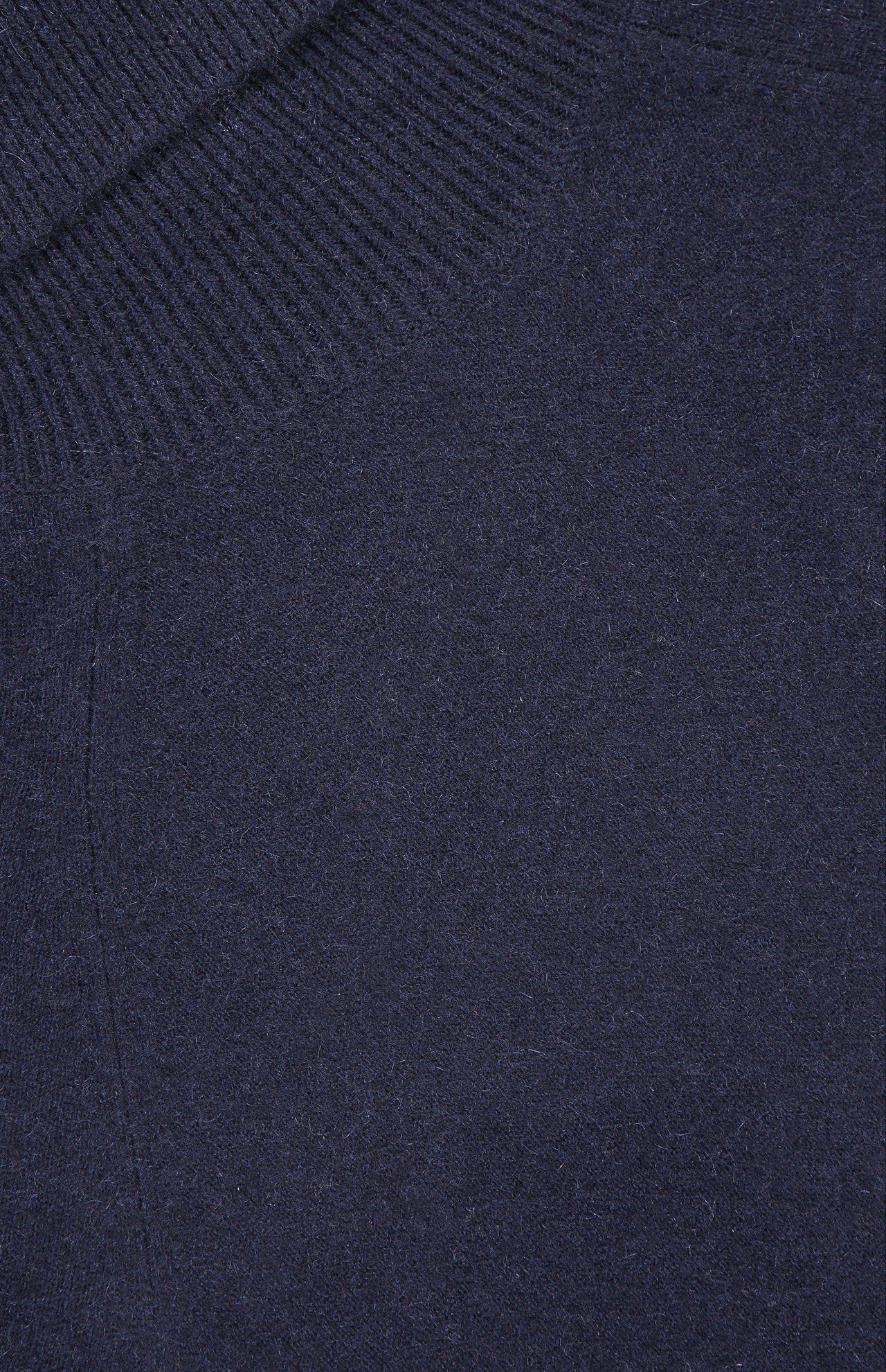 White And Warren Cashmere Essential Turtleneck Sweater Deep Navy Top Detail Image (6977567096947)