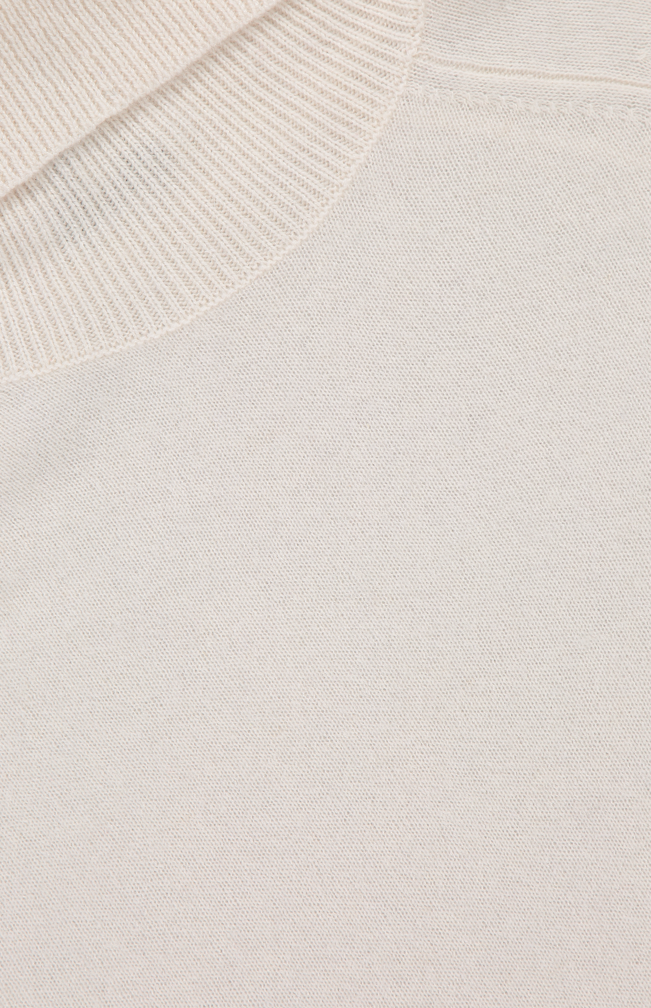 White And Warren Cashmere Essential Turtleneck Sweater Soft White Top Detail Image (6977567096947)