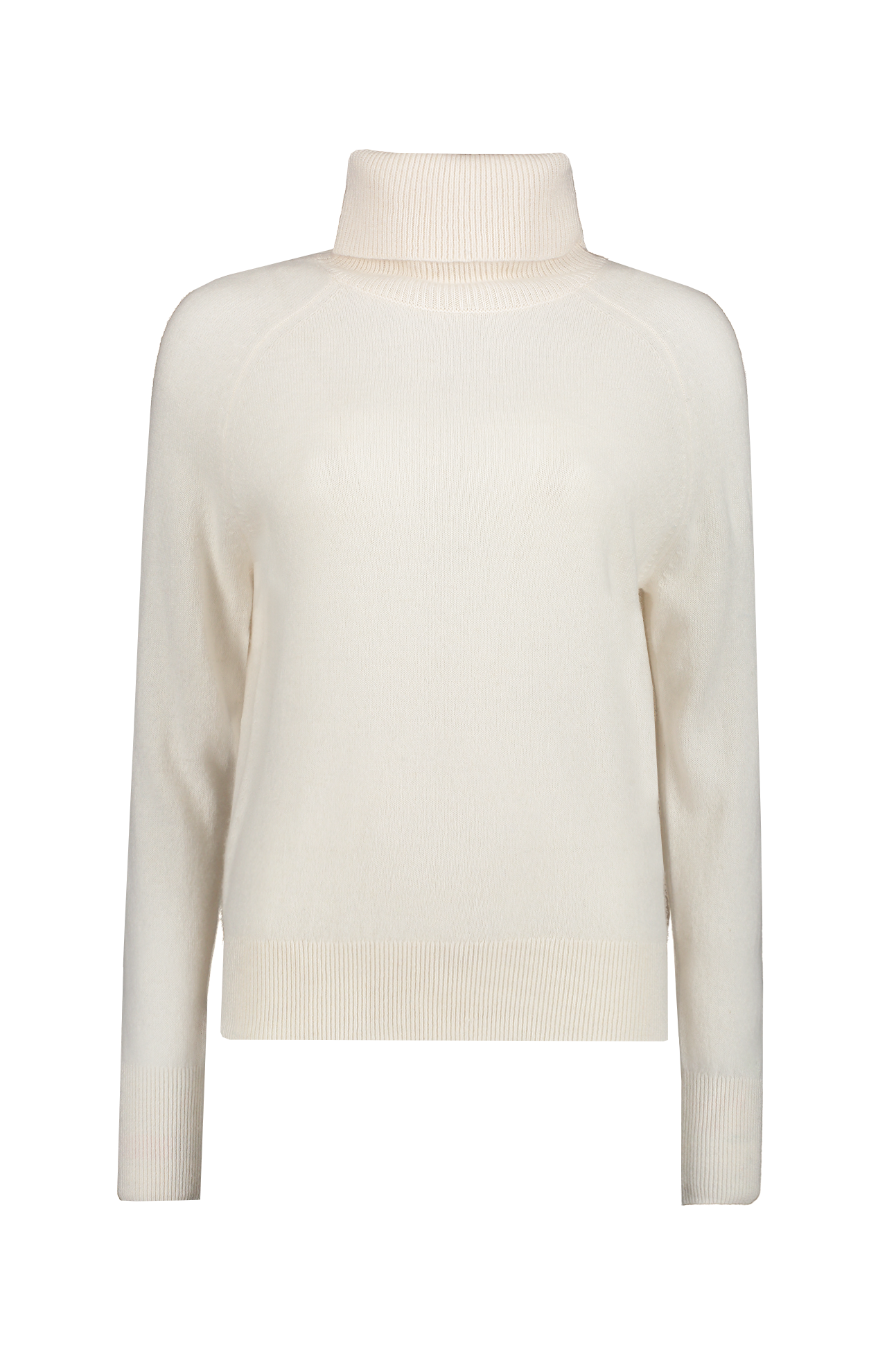 White And Warren Cashmere Essential Turtleneck Sweater Soft White Front Mannequin Image (6977567096947)