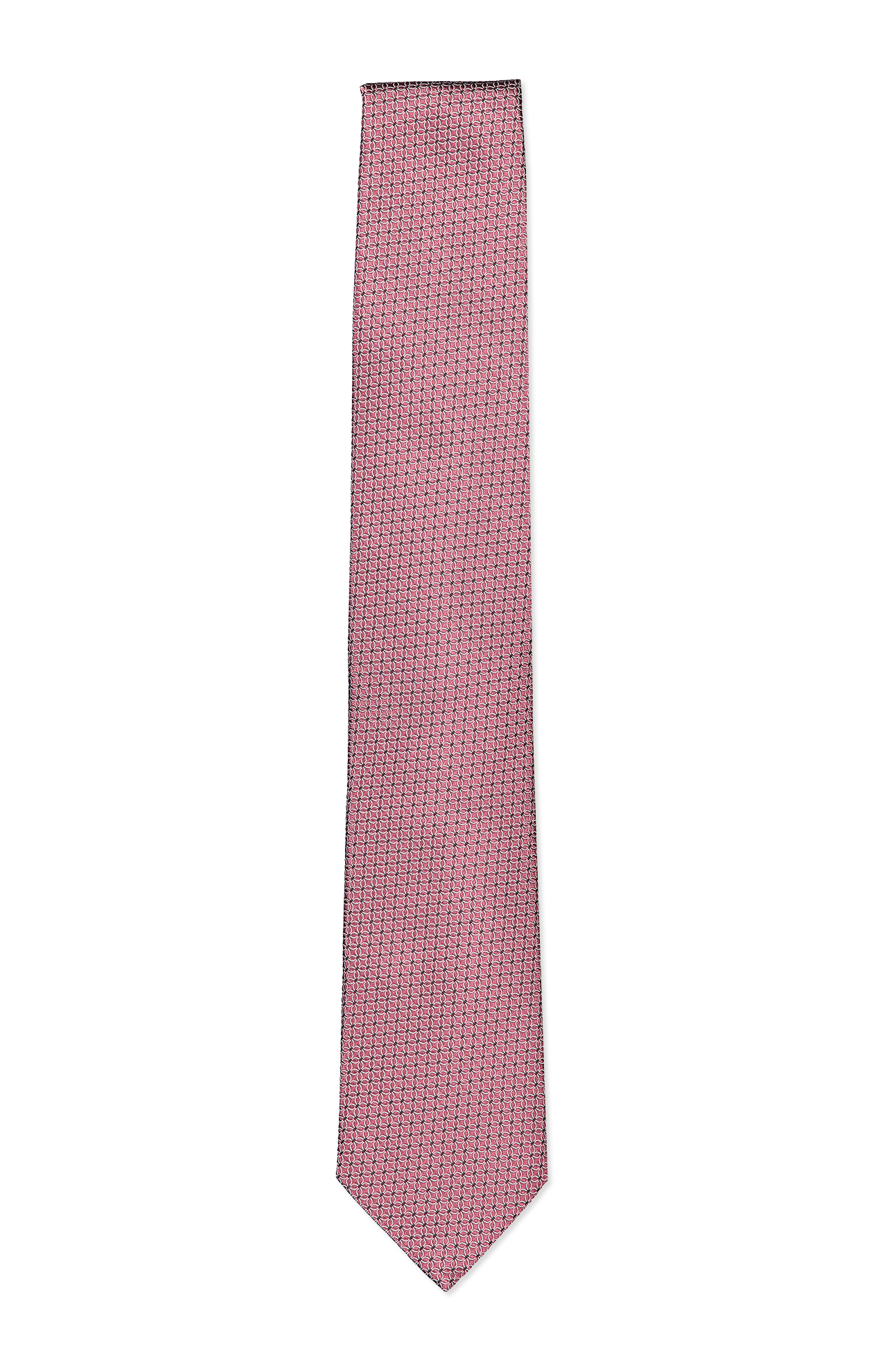 Micro Geometric 100 Fili Jacquard Tie (6963769966707)