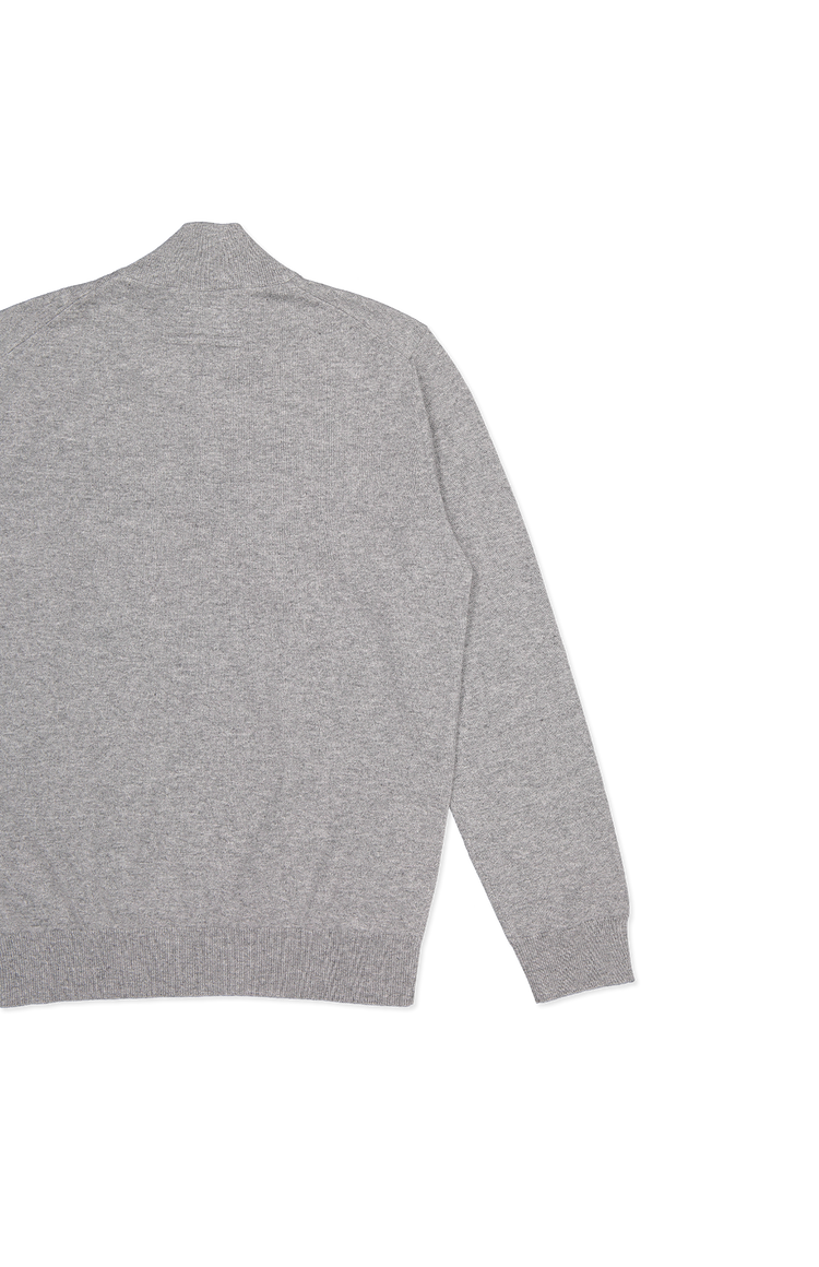 Oasi Cashmere Zip Mock Sweater (6932904345715)