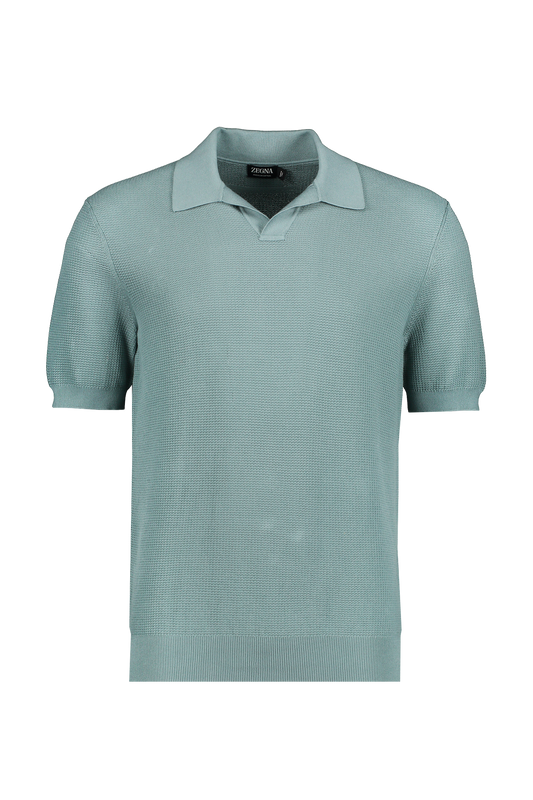 Premium Cotton Jacquard Stitch Polo (7108302733427)