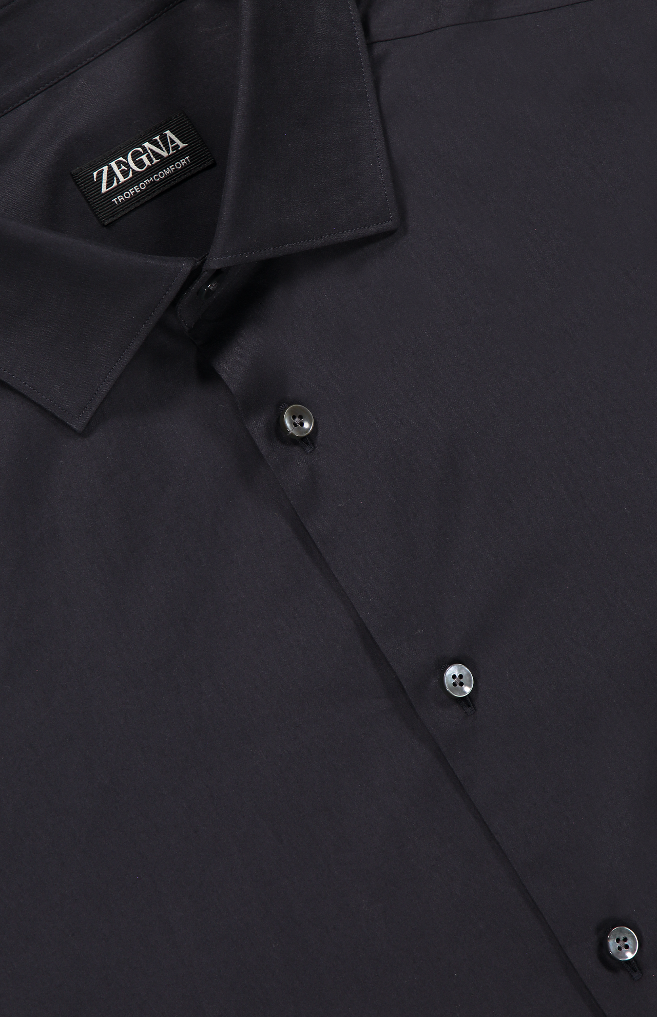 Zegna Trofeo Comfort Shirt Collar Detail Shot (6931227017331)