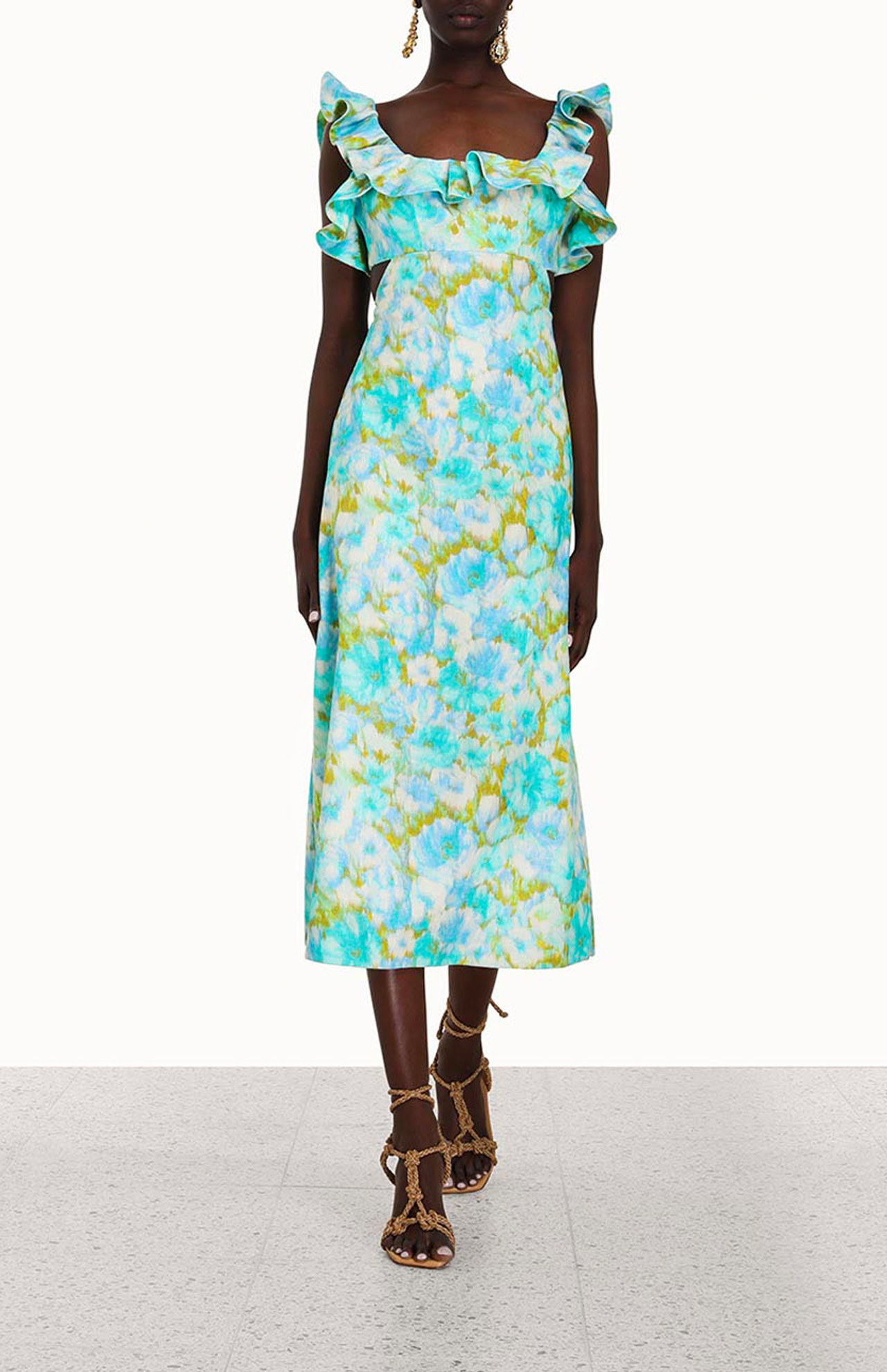 High Tide Frilled Midi (7009093255283)