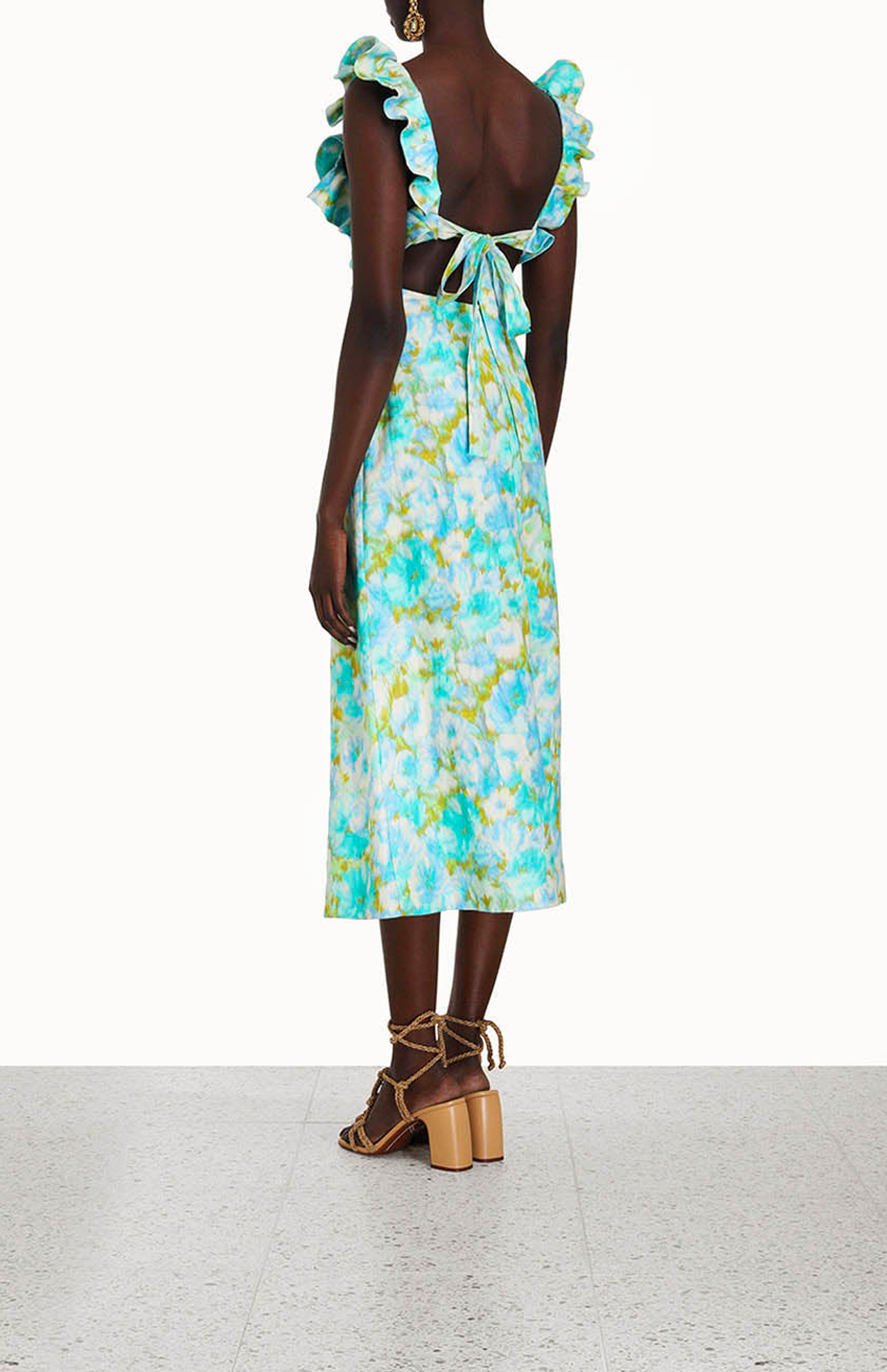 High Tide Frilled Midi (7009093255283)