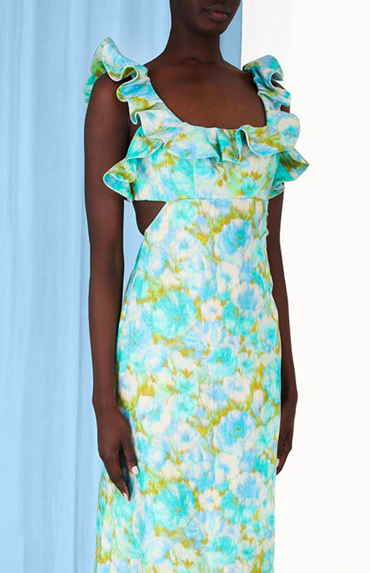 High Tide Frilled Midi (7009093255283)